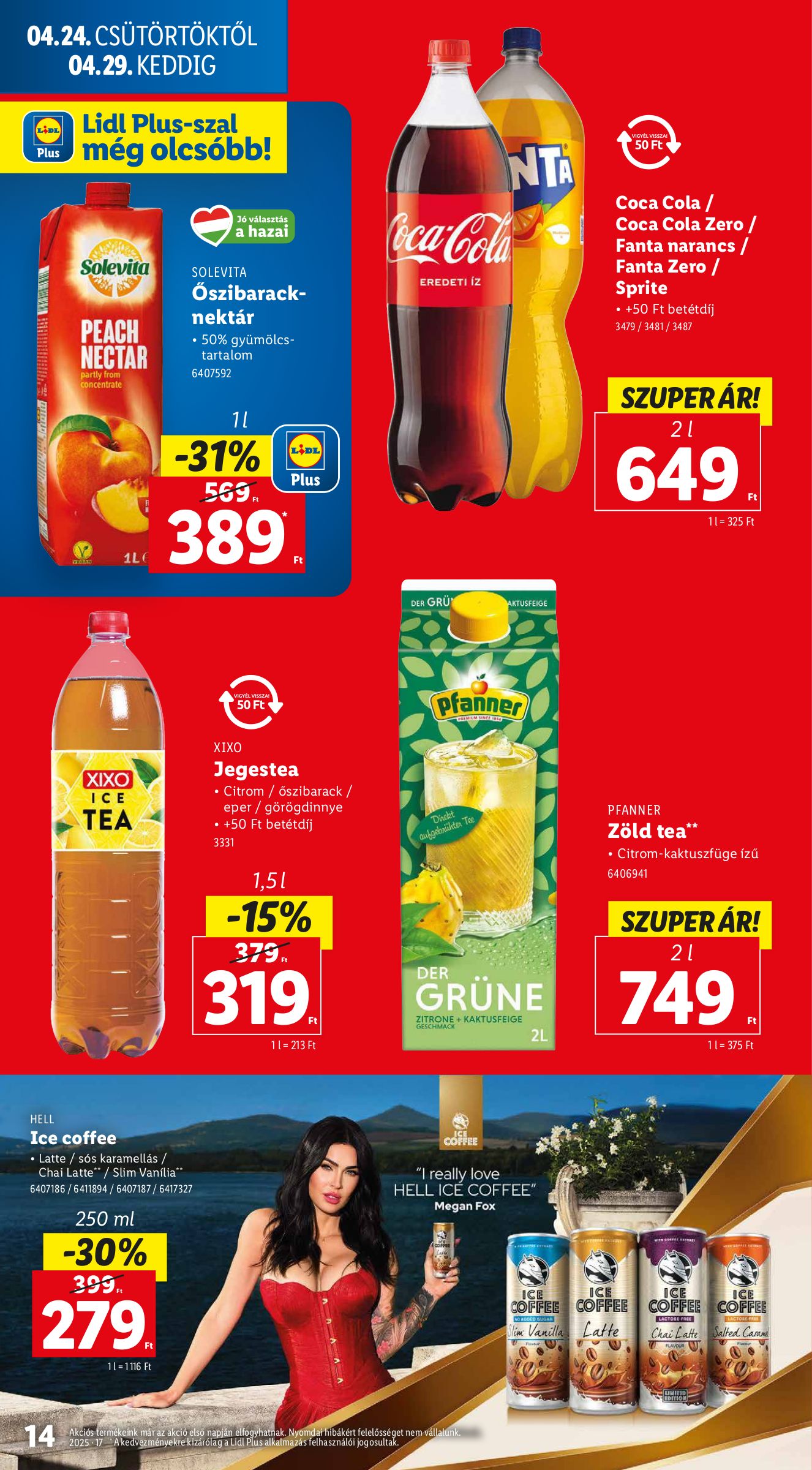 lidl - Lidl akciós újság, érvényes 04.24. - 04.29. - page: 14 lidl - Lidl akciós újság, érvényes 04.24. - 04.29. - page: 14