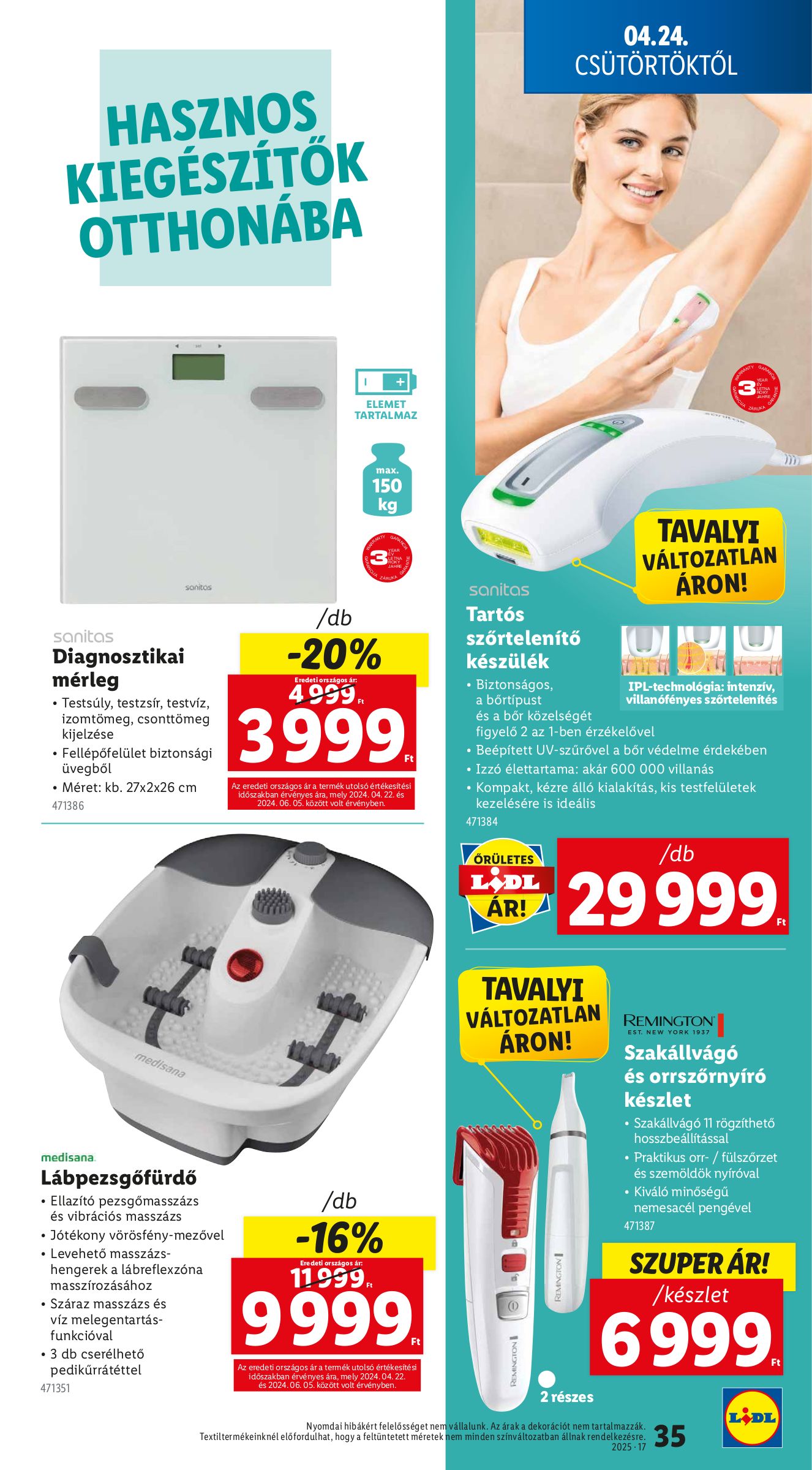 lidl - Lidl akciós újság, érvényes 04.24. - 04.29. - page: 35 lidl - Lidl akciós újság, érvényes 04.24. - 04.29. - page: 35