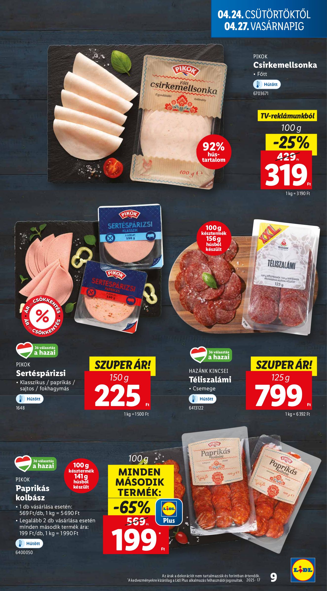 lidl - Lidl akciós újság, érvényes 04.24. - 04.29. - page: 9 lidl - Lidl akciós újság, érvényes 04.24. - 04.29. - page: 9