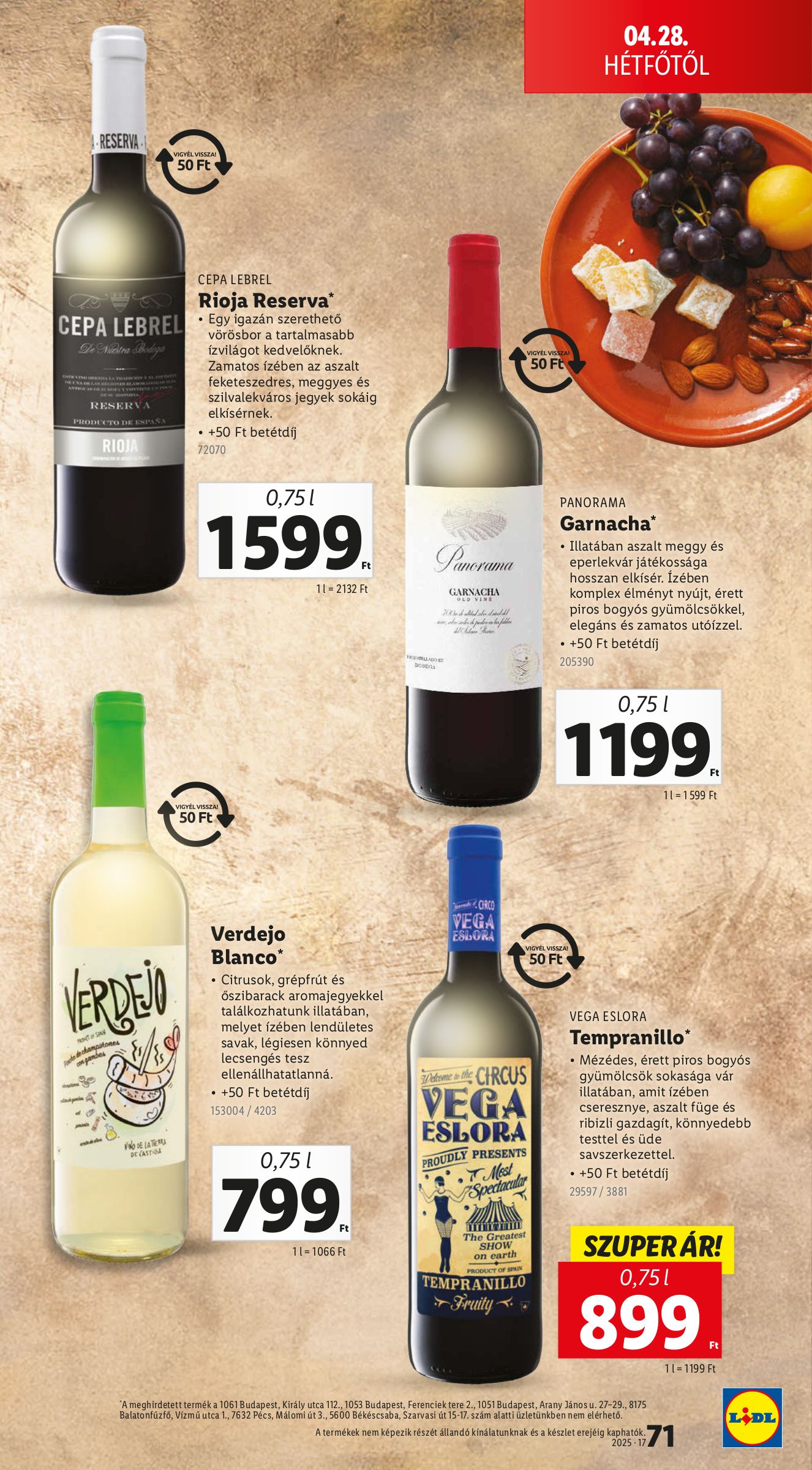 lidl - Lidl akciós újság, érvényes 04.24. - 04.29. - page: 71 lidl - Lidl akciós újság, érvényes 04.24. - 04.29. - page: 71