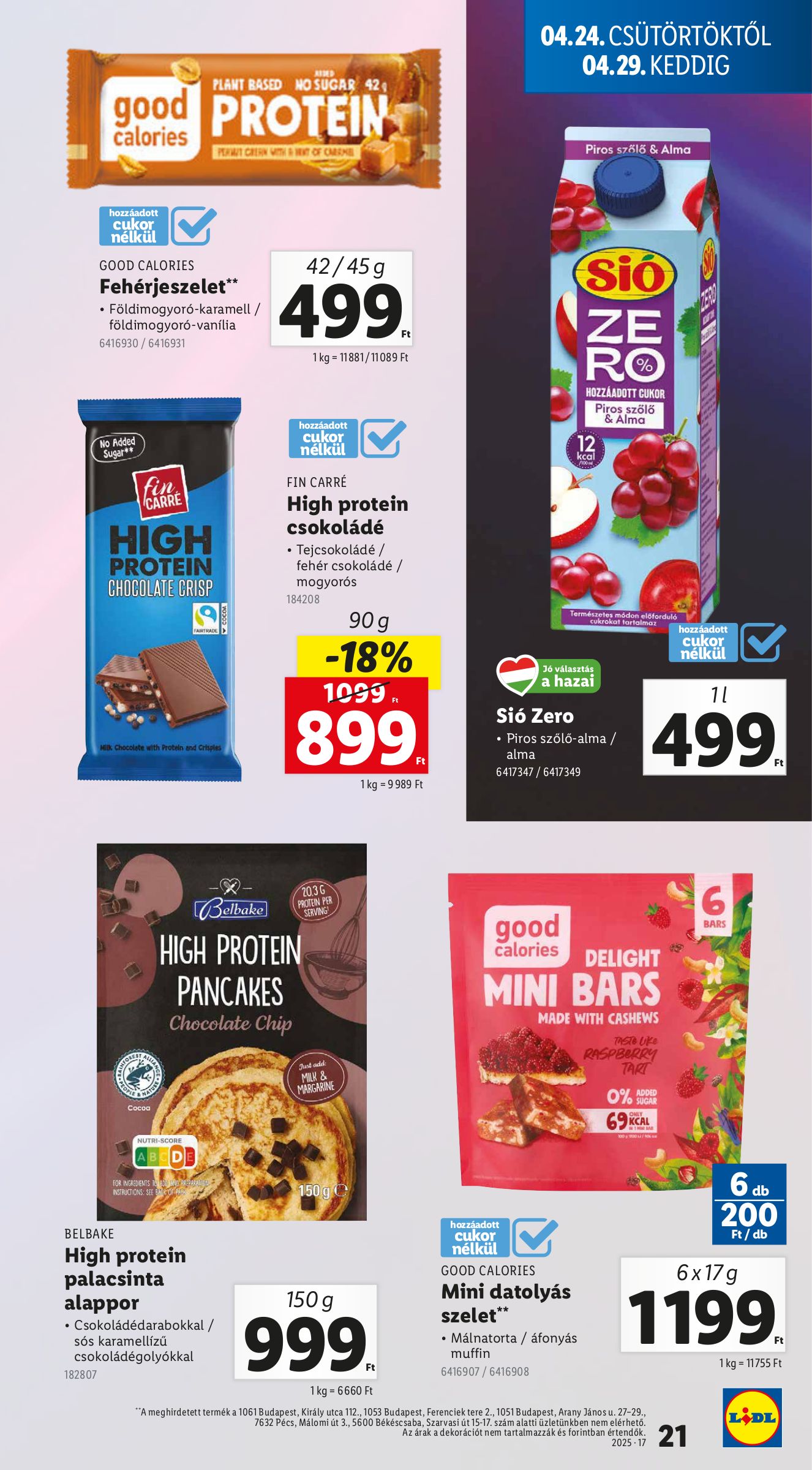 lidl - Lidl akciós újság, érvényes 04.24. - 04.29. - page: 21 lidl - Lidl akciós újság, érvényes 04.24. - 04.29. - page: 21