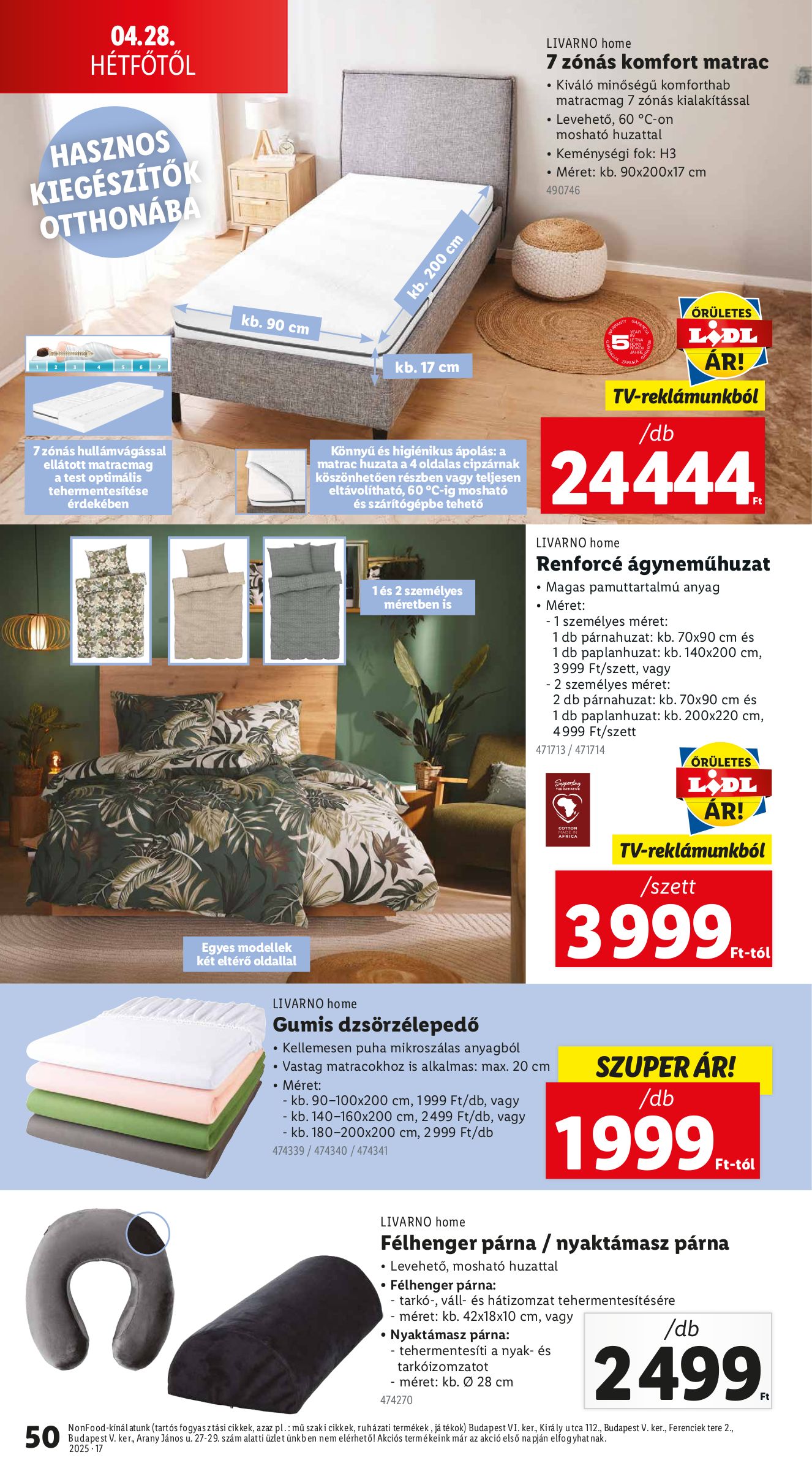 lidl - Lidl akciós újság, érvényes 04.24. - 04.29. - page: 50 lidl - Lidl akciós újság, érvényes 04.24. - 04.29. - page: 50