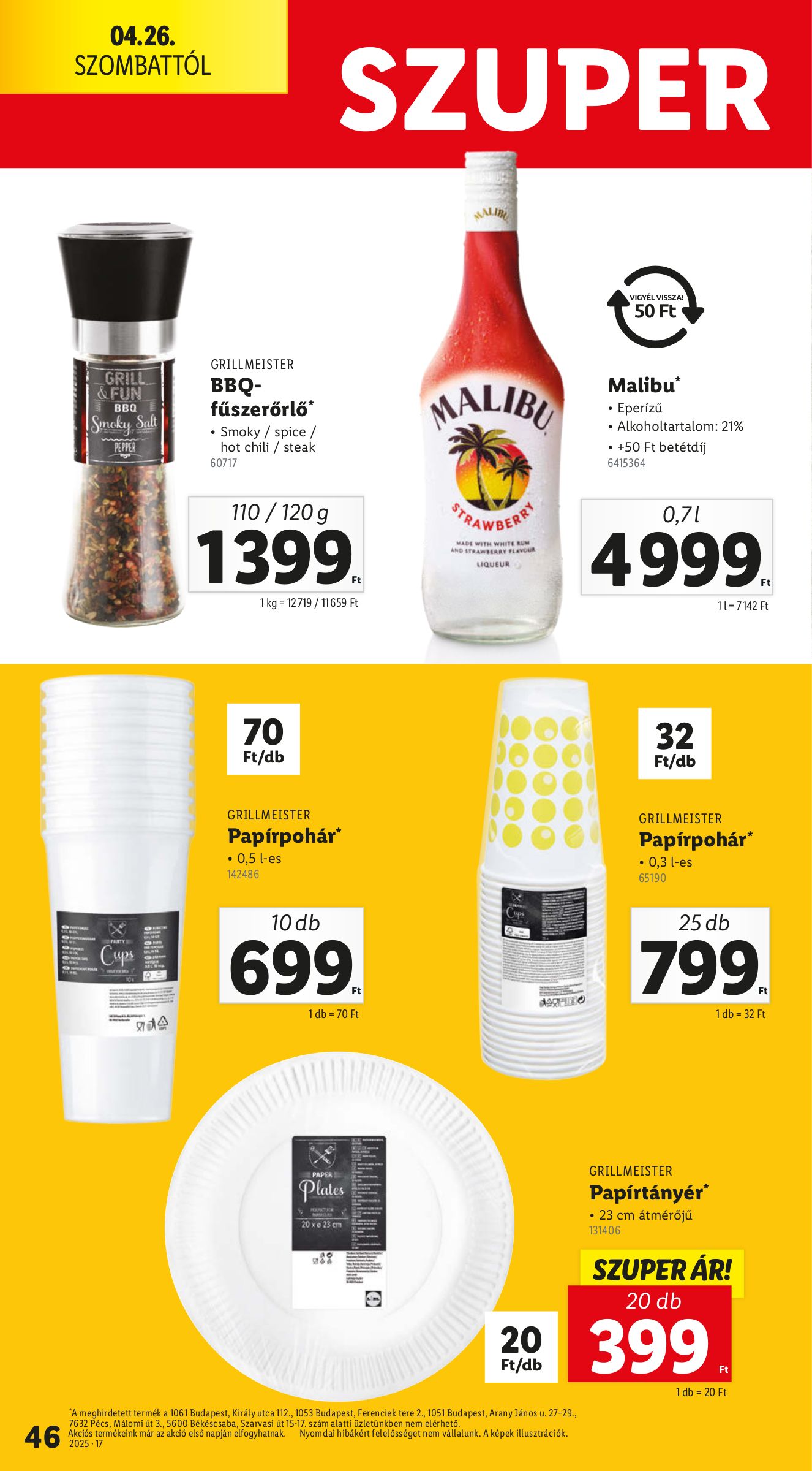 lidl - Lidl akciós újság, érvényes 04.24. - 04.29. - page: 46 lidl - Lidl akciós újság, érvényes 04.24. - 04.29. - page: 46