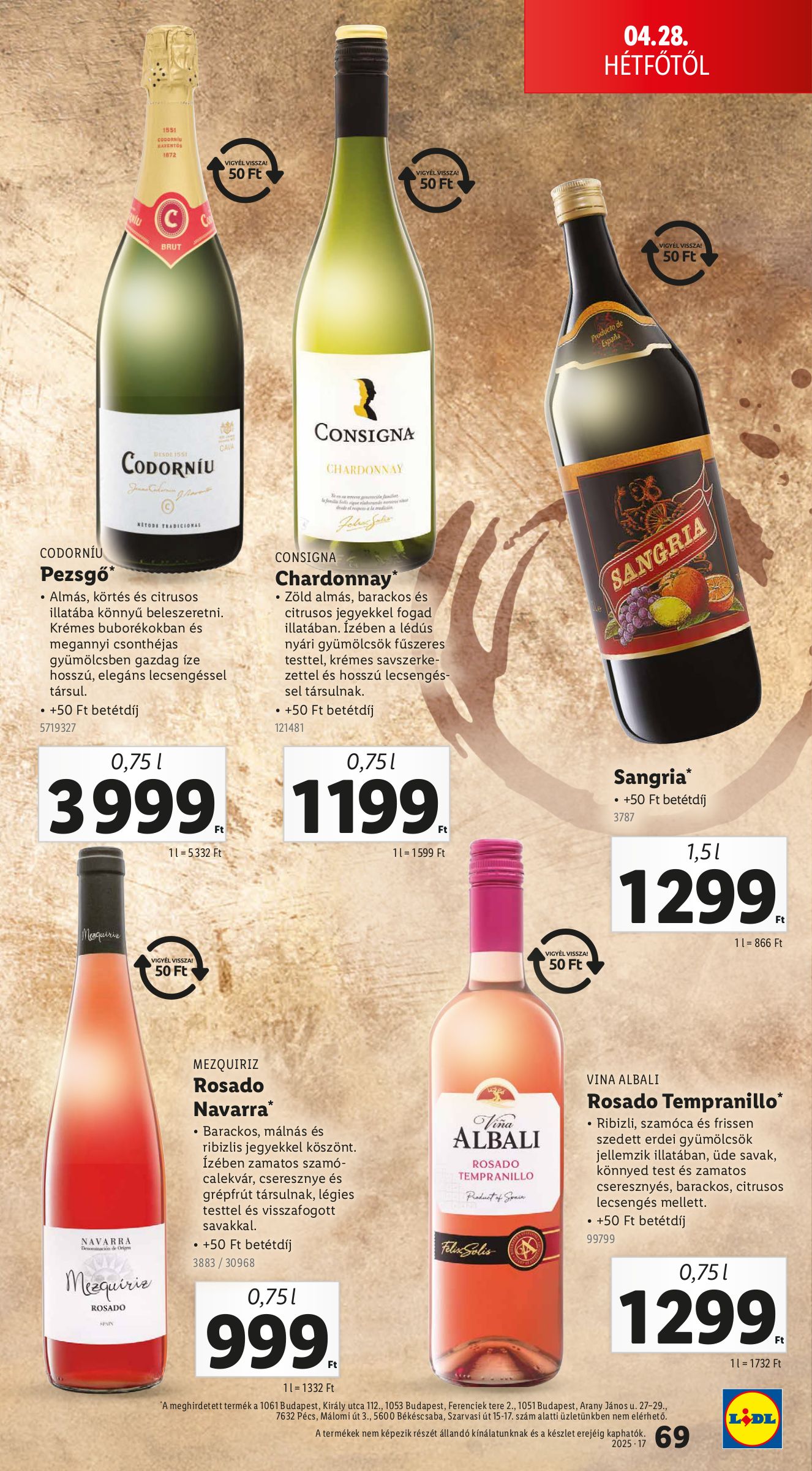 lidl - Lidl akciós újság, érvényes 04.24. - 04.29. - page: 69 lidl - Lidl akciós újság, érvényes 04.24. - 04.29. - page: 69