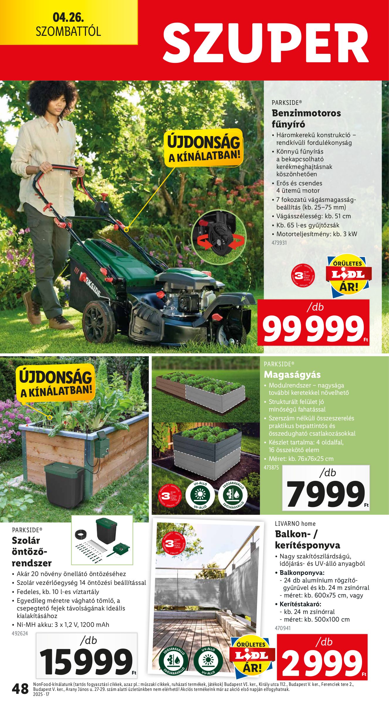 lidl - Lidl akciós újság, érvényes 04.24. - 04.29. - page: 48 lidl - Lidl akciós újság, érvényes 04.24. - 04.29. - page: 48