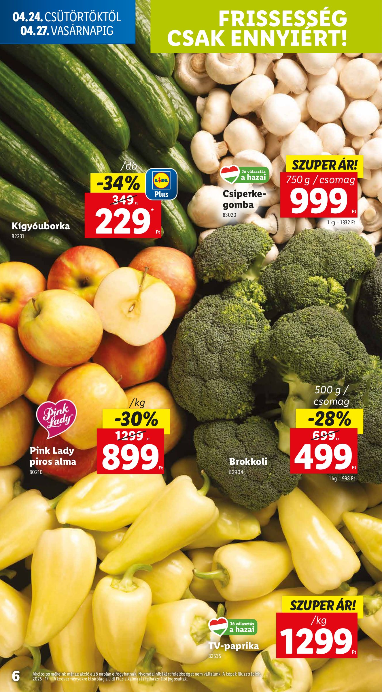 lidl - Lidl akciós újság, érvényes 04.24. - 04.29. - page: 6 lidl - Lidl akciós újság, érvényes 04.24. - 04.29. - page: 6
