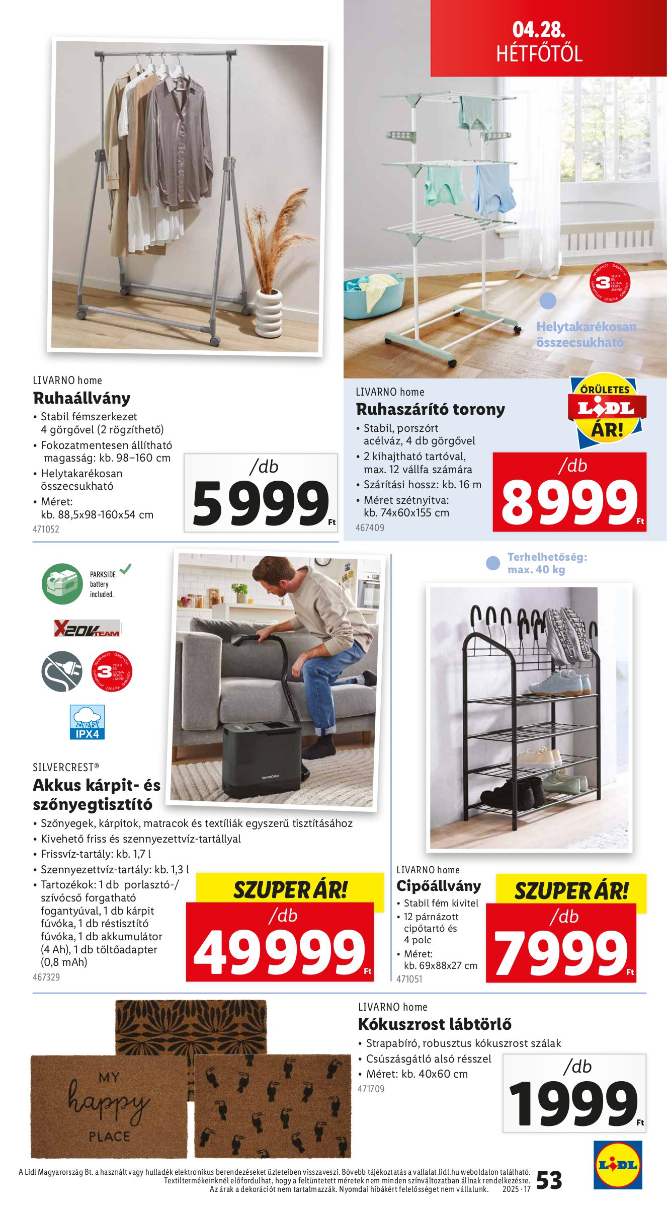 lidl - Lidl akciós újság, érvényes 04.24. - 04.29. - page: 53 lidl - Lidl akciós újság, érvényes 04.24. - 04.29. - page: 53
