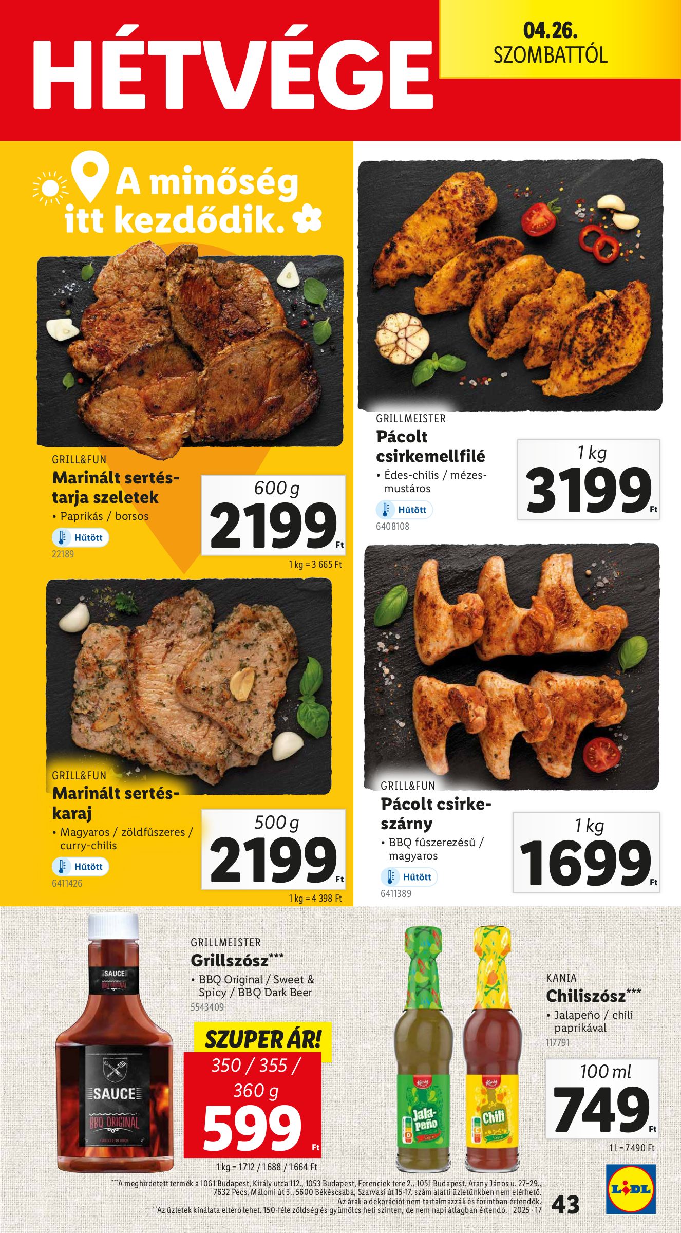 lidl - Lidl akciós újság, érvényes 04.24. - 04.29. - page: 43 lidl - Lidl akciós újság, érvényes 04.24. - 04.29. - page: 43