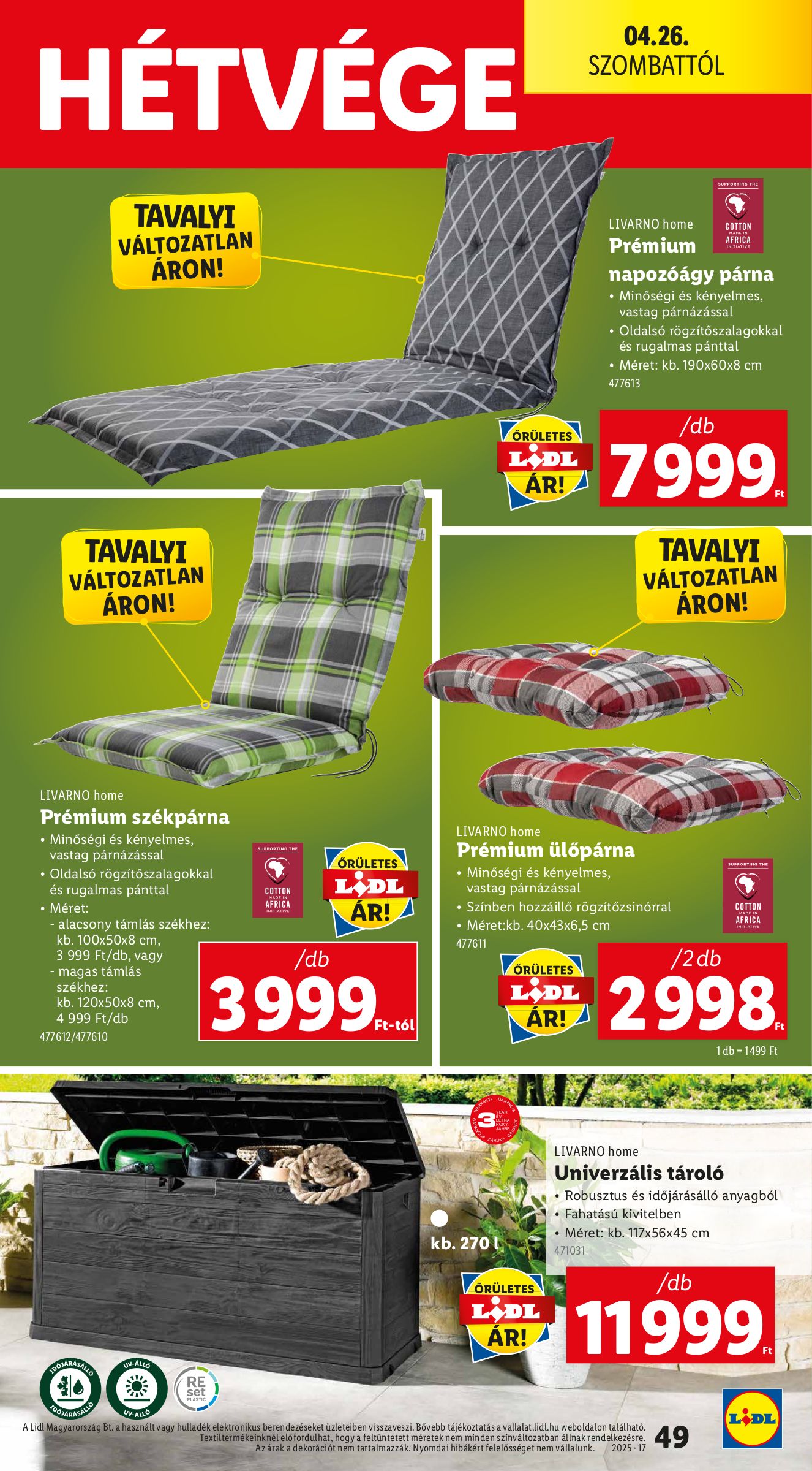 lidl - Lidl akciós újság, érvényes 04.24. - 04.29. - page: 49 lidl - Lidl akciós újság, érvényes 04.24. - 04.29. - page: 49