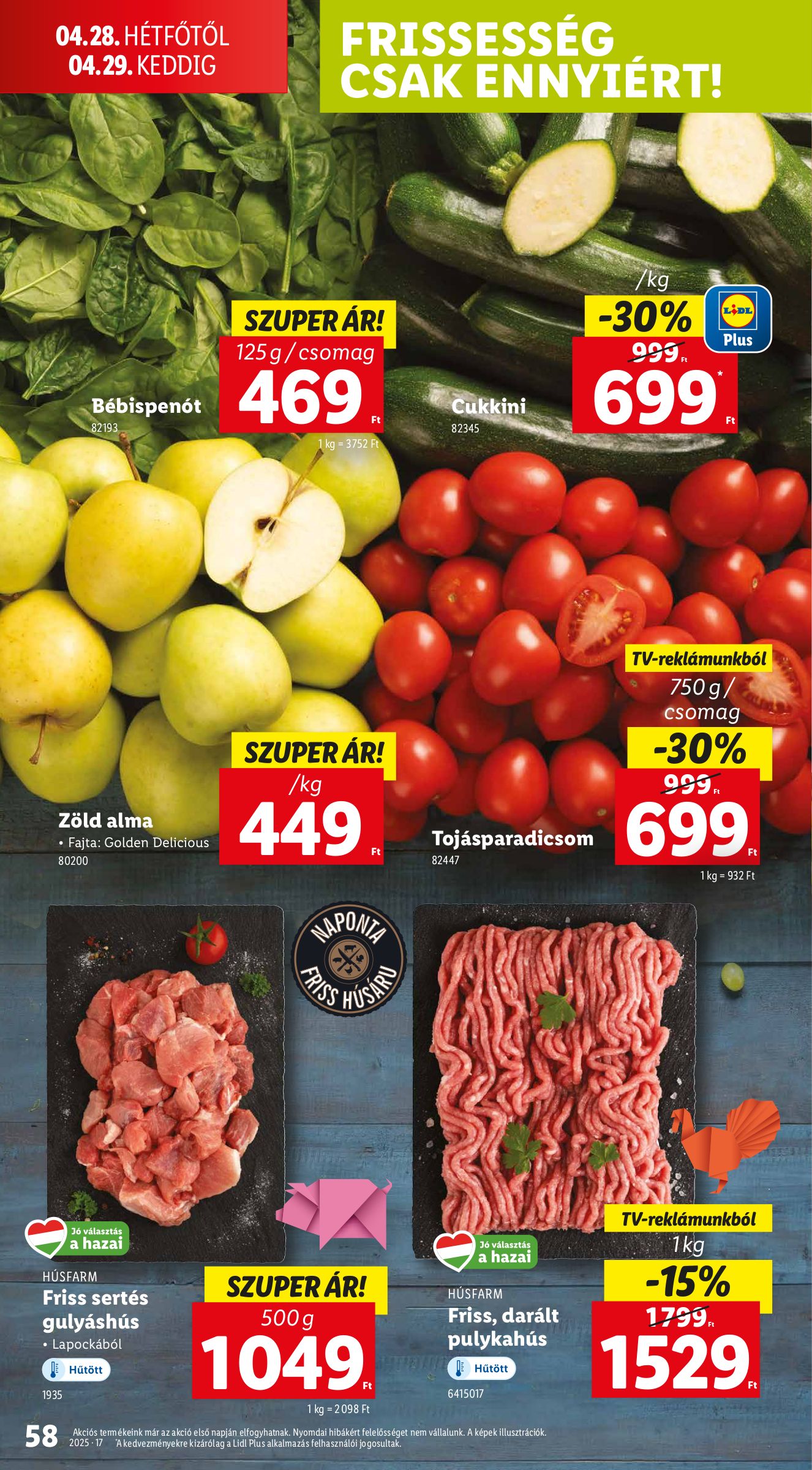 lidl - Lidl akciós újság, érvényes 04.24. - 04.29. - page: 58 lidl - Lidl akciós újság, érvényes 04.24. - 04.29. - page: 58
