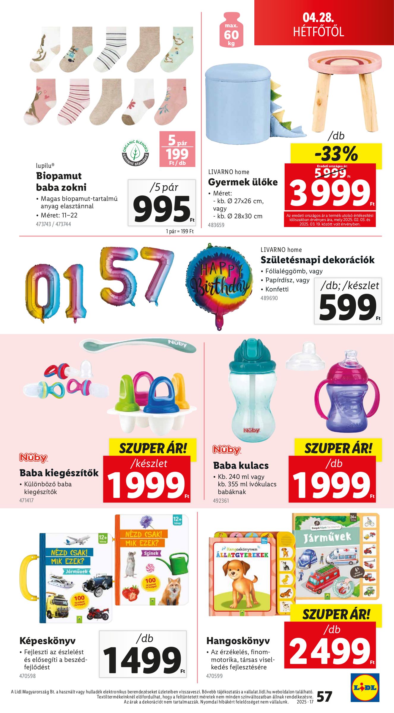 lidl - Lidl akciós újság, érvényes 04.24. - 04.29. - page: 57 lidl - Lidl akciós újság, érvényes 04.24. - 04.29. - page: 57