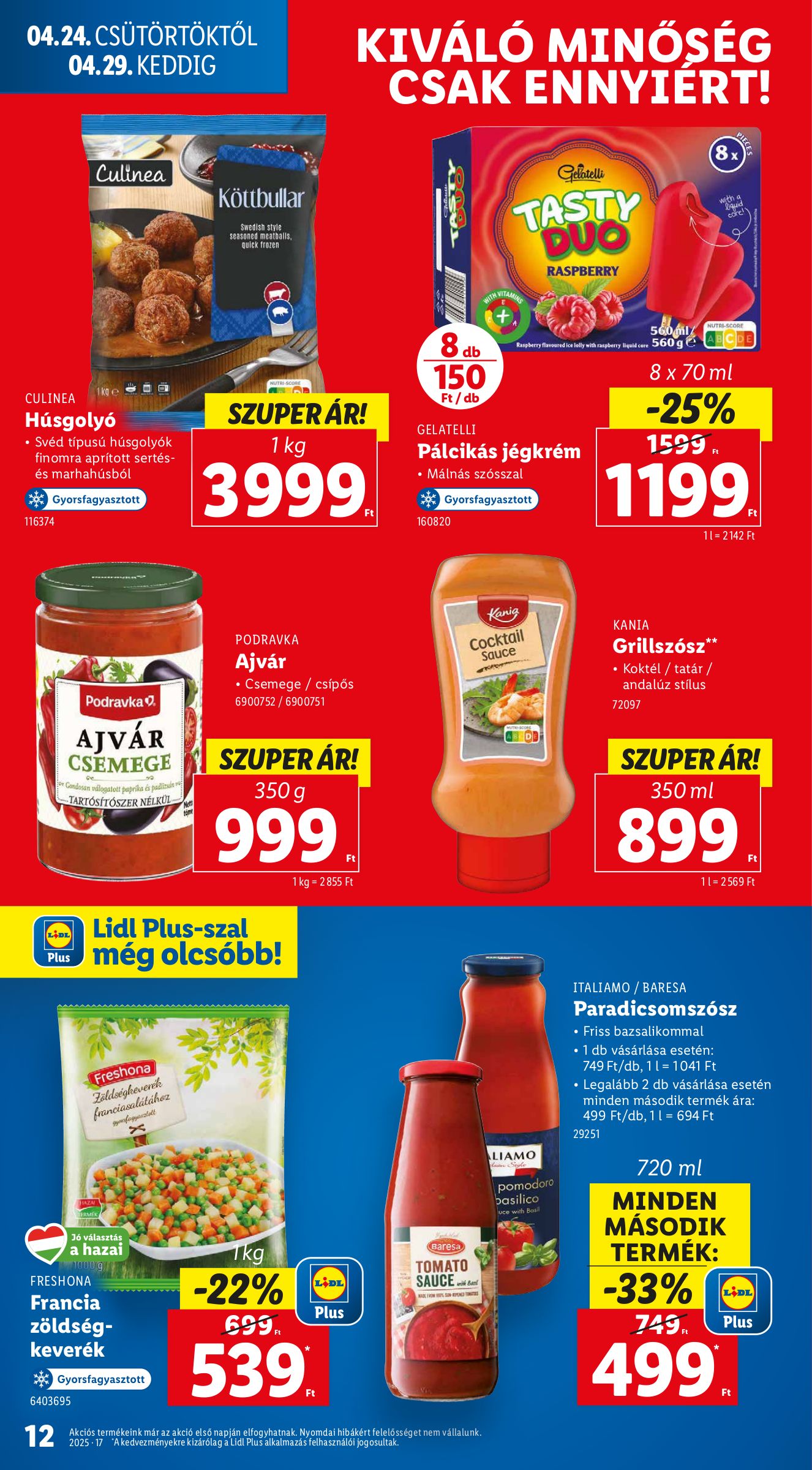 lidl - Lidl akciós újság, érvényes 04.24. - 04.29. - page: 12 lidl - Lidl akciós újság, érvényes 04.24. - 04.29. - page: 12