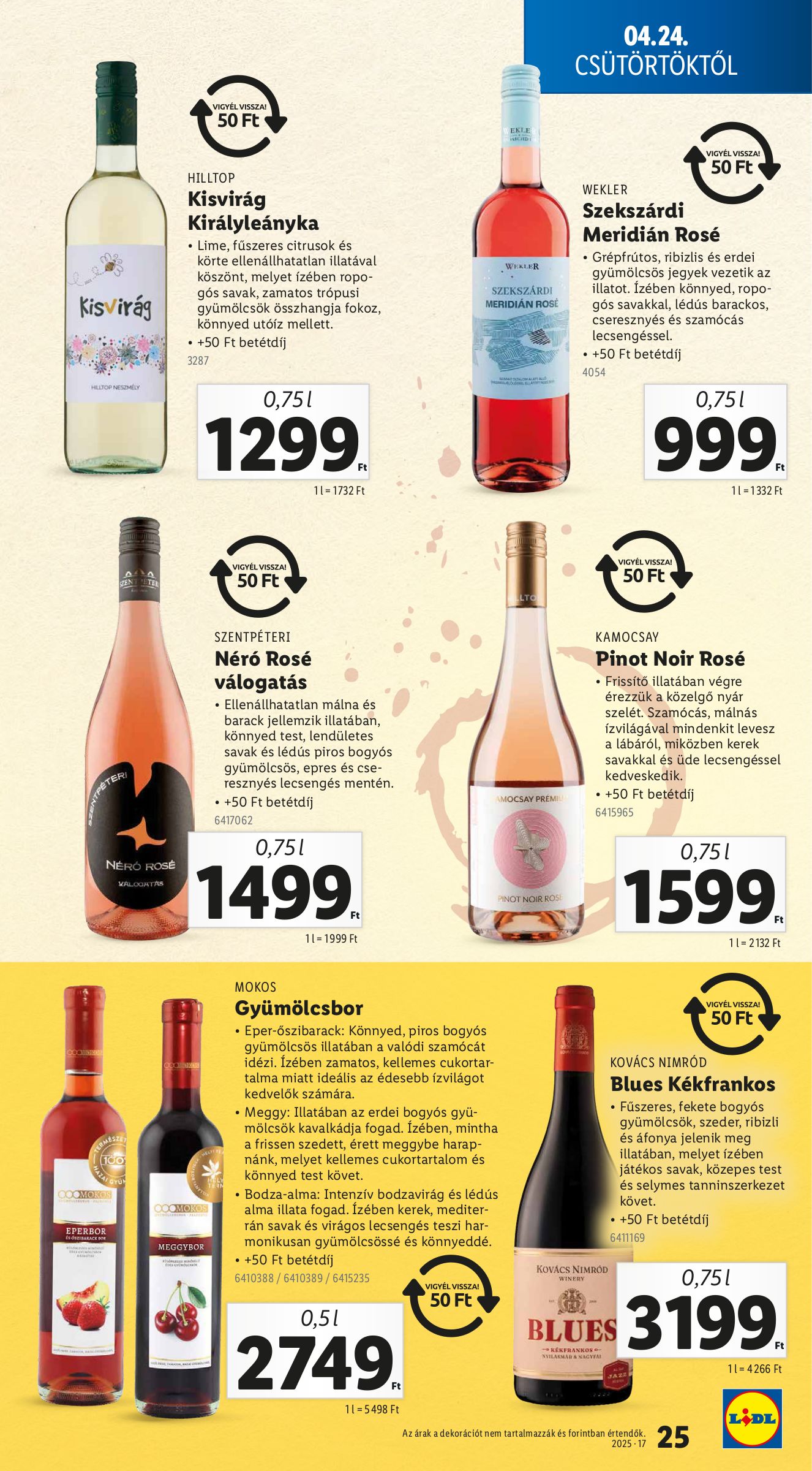 lidl - Lidl akciós újság, érvényes 04.24. - 04.29. - page: 25 lidl - Lidl akciós újság, érvényes 04.24. - 04.29. - page: 25