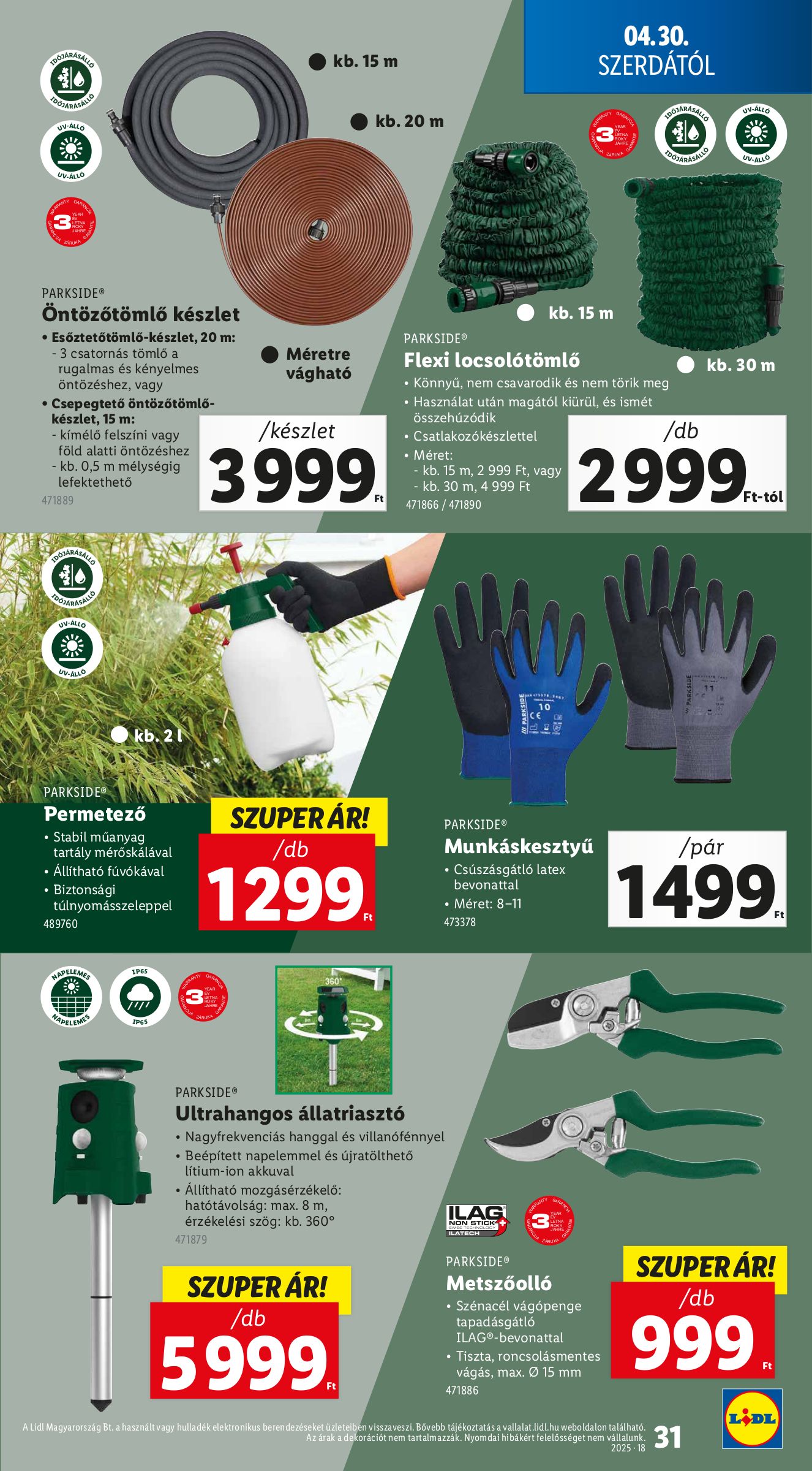 lidl - Lidl akciós újság, érvényes 04.30. - 05.07. - page: 31 lidl - Lidl akciós újság, érvényes 04.30. - 05.07. - page: 31