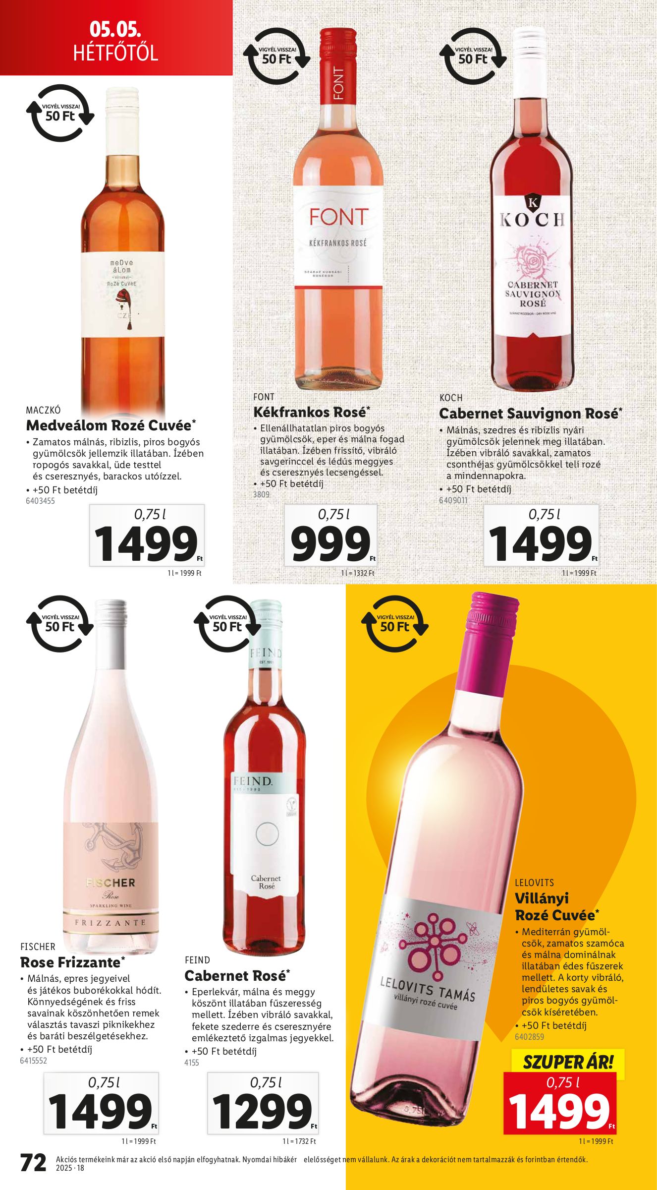lidl - Lidl akciós újság, érvényes 04.30. - 05.07. - page: 74 lidl - Lidl akciós újság, érvényes 04.30. - 05.07. - page: 74