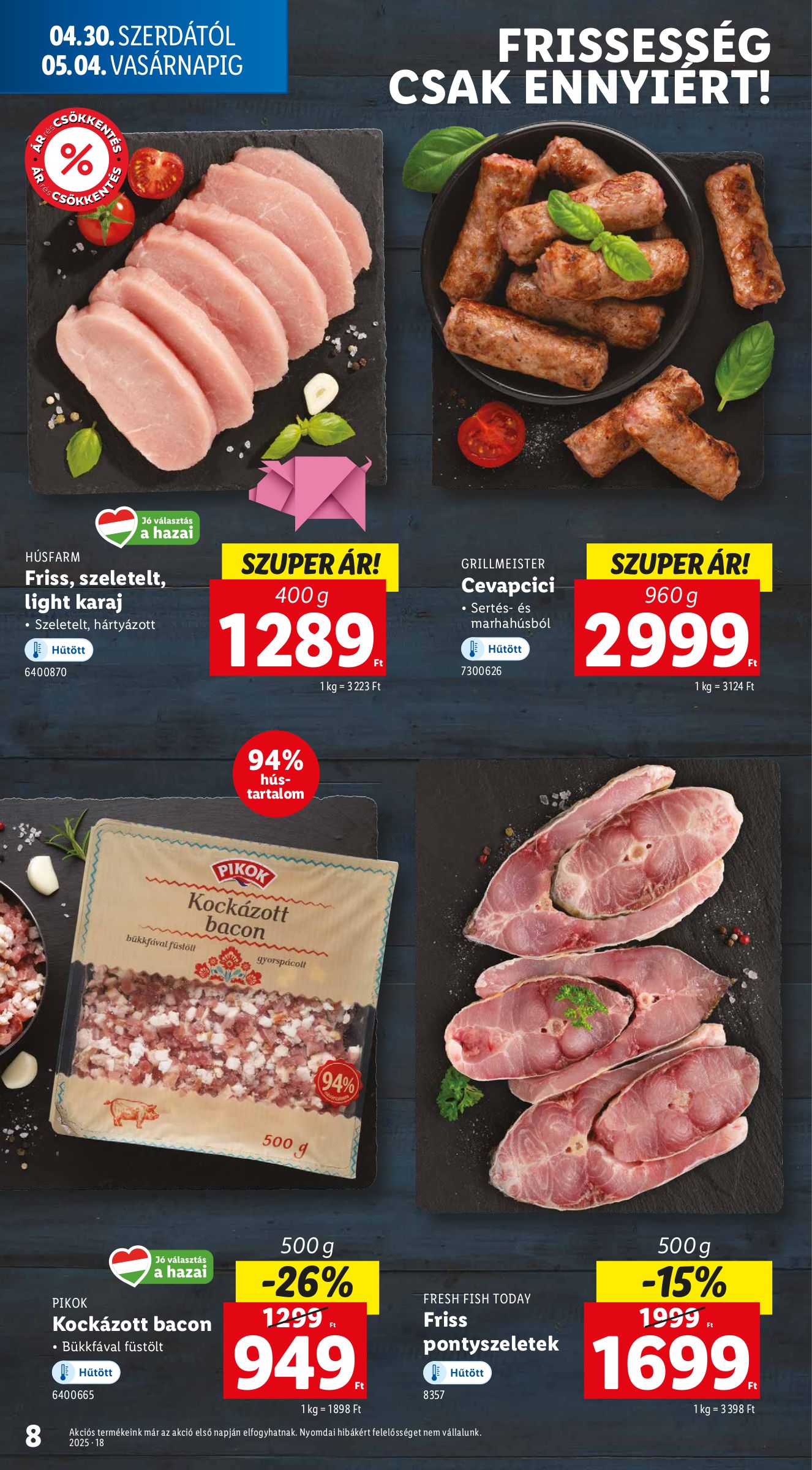 lidl - Lidl akciós újság, érvényes 04.30. - 05.07. - page: 8 lidl - Lidl akciós újság, érvényes 04.30. - 05.07. - page: 8