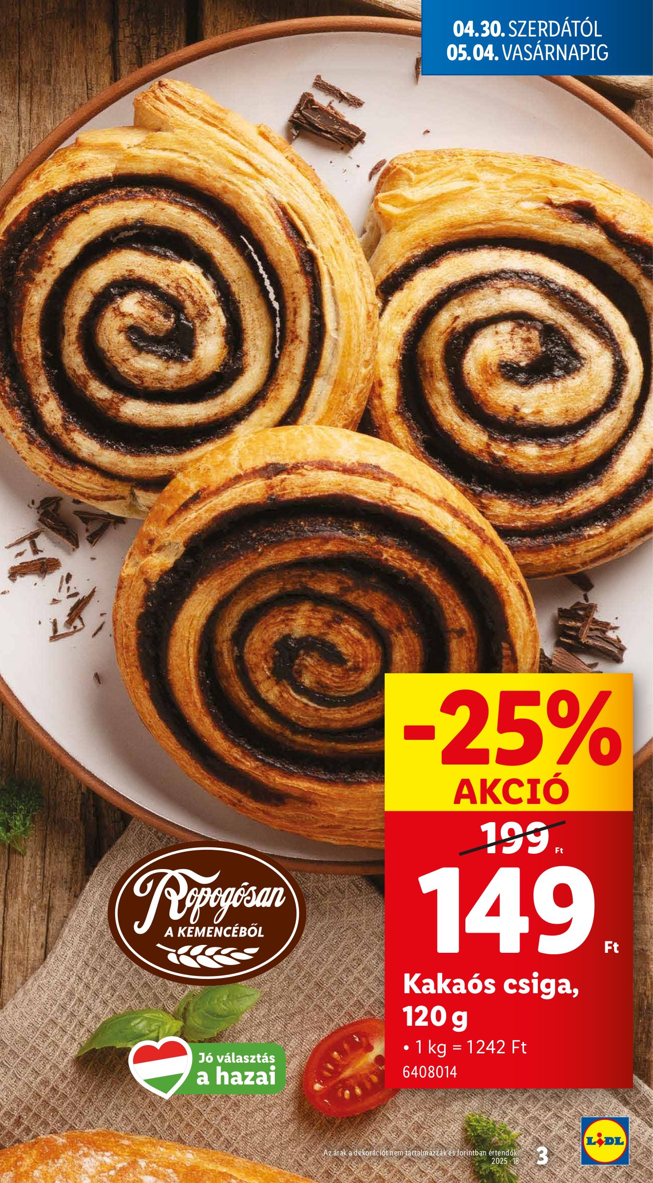 lidl - Lidl akciós újság, érvényes 04.30. - 05.07. - page: 3 lidl - Lidl akciós újság, érvényes 04.30. - 05.07. - page: 3