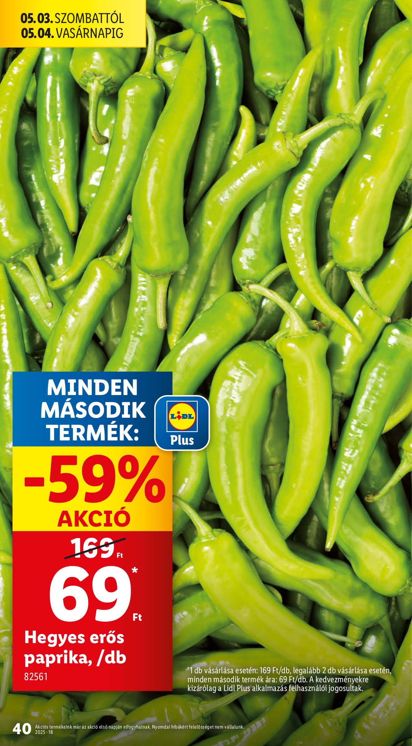 lidl - Lidl akciós újság, érvényes 04.30. - 05.07. - page: 40 lidl - Lidl akciós újság, érvényes 04.30. - 05.07. - page: 40