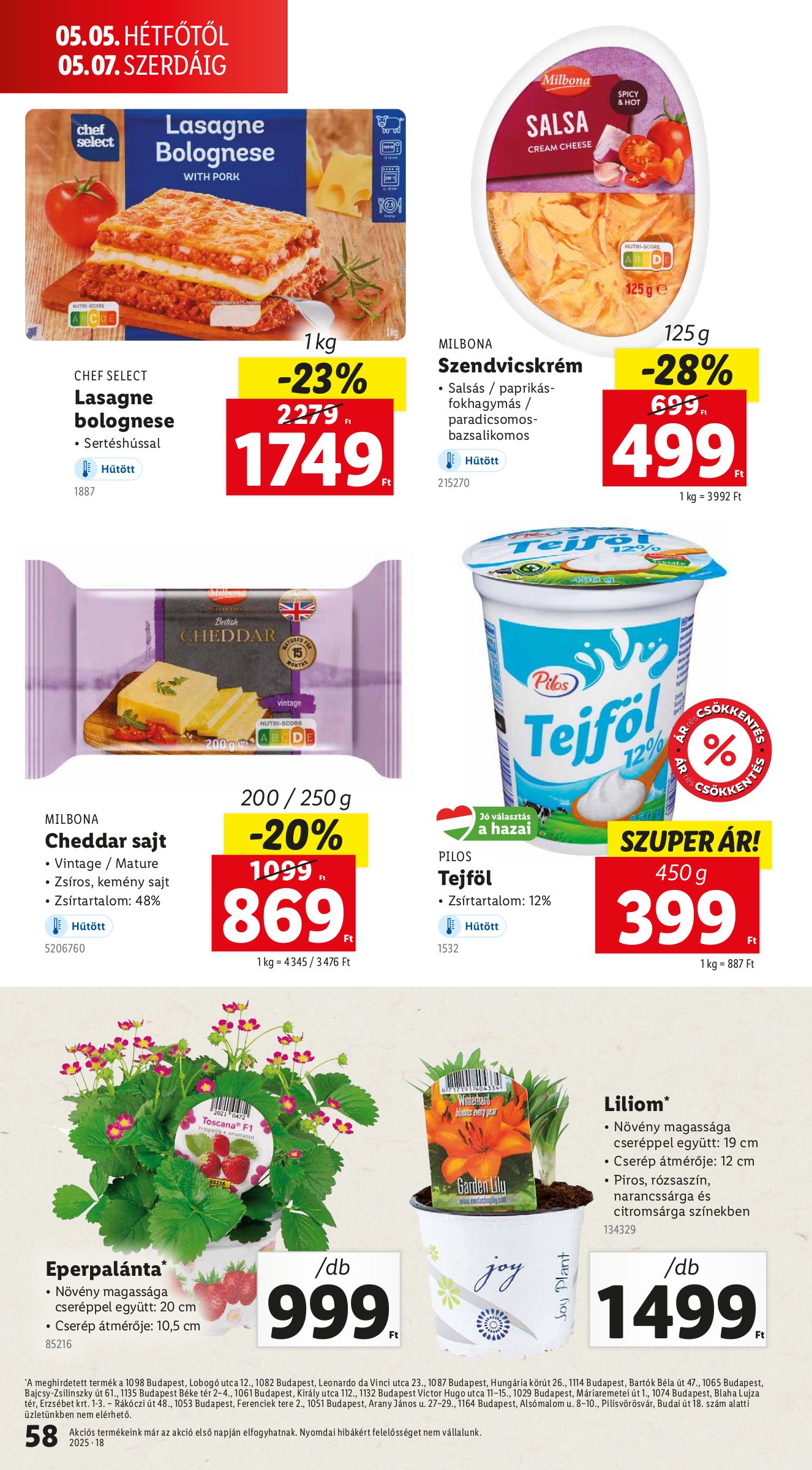 lidl - Lidl akciós újság, érvényes 04.30. - 05.07. - page: 60 lidl - Lidl akciós újság, érvényes 04.30. - 05.07. - page: 60