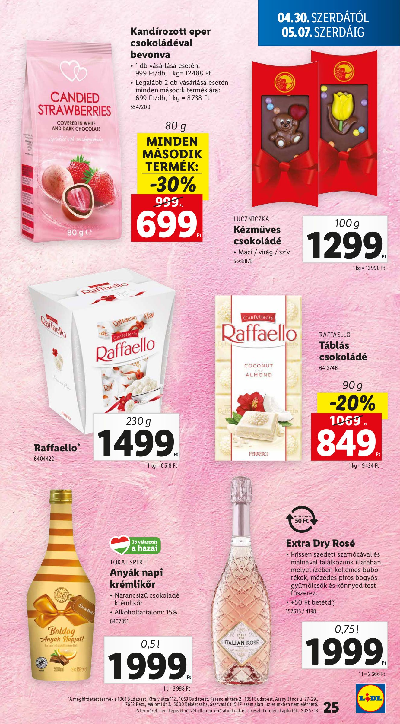 lidl - Lidl akciós újság, érvényes 04.30. - 05.07. - page: 25 lidl - Lidl akciós újság, érvényes 04.30. - 05.07. - page: 25