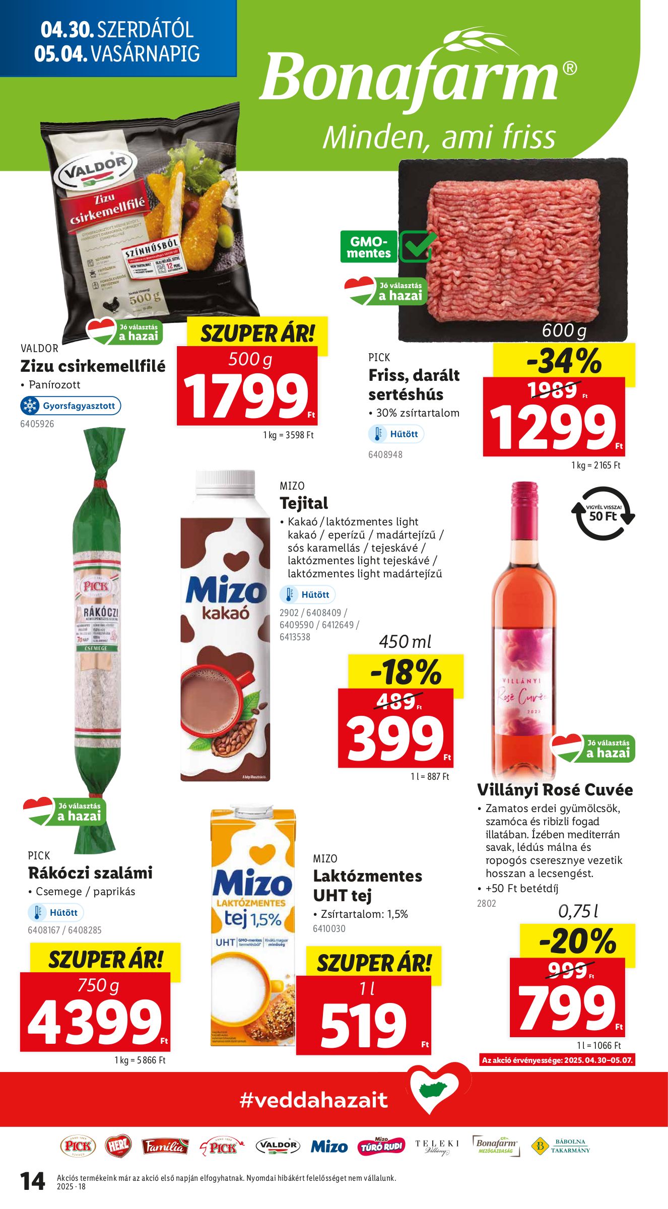 lidl - Lidl akciós újság, érvényes 04.30. - 05.07. - page: 14 lidl - Lidl akciós újság, érvényes 04.30. - 05.07. - page: 14