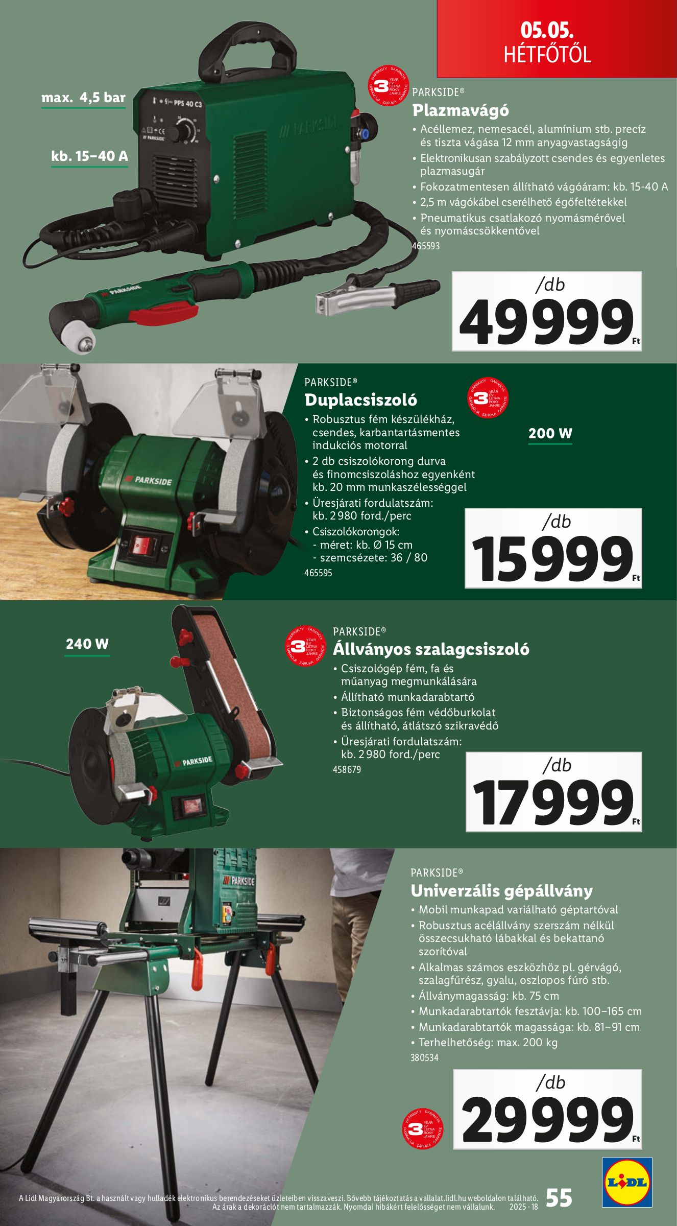 lidl - Lidl akciós újság, érvényes 04.30. - 05.07. - page: 57 lidl - Lidl akciós újság, érvényes 04.30. - 05.07. - page: 57