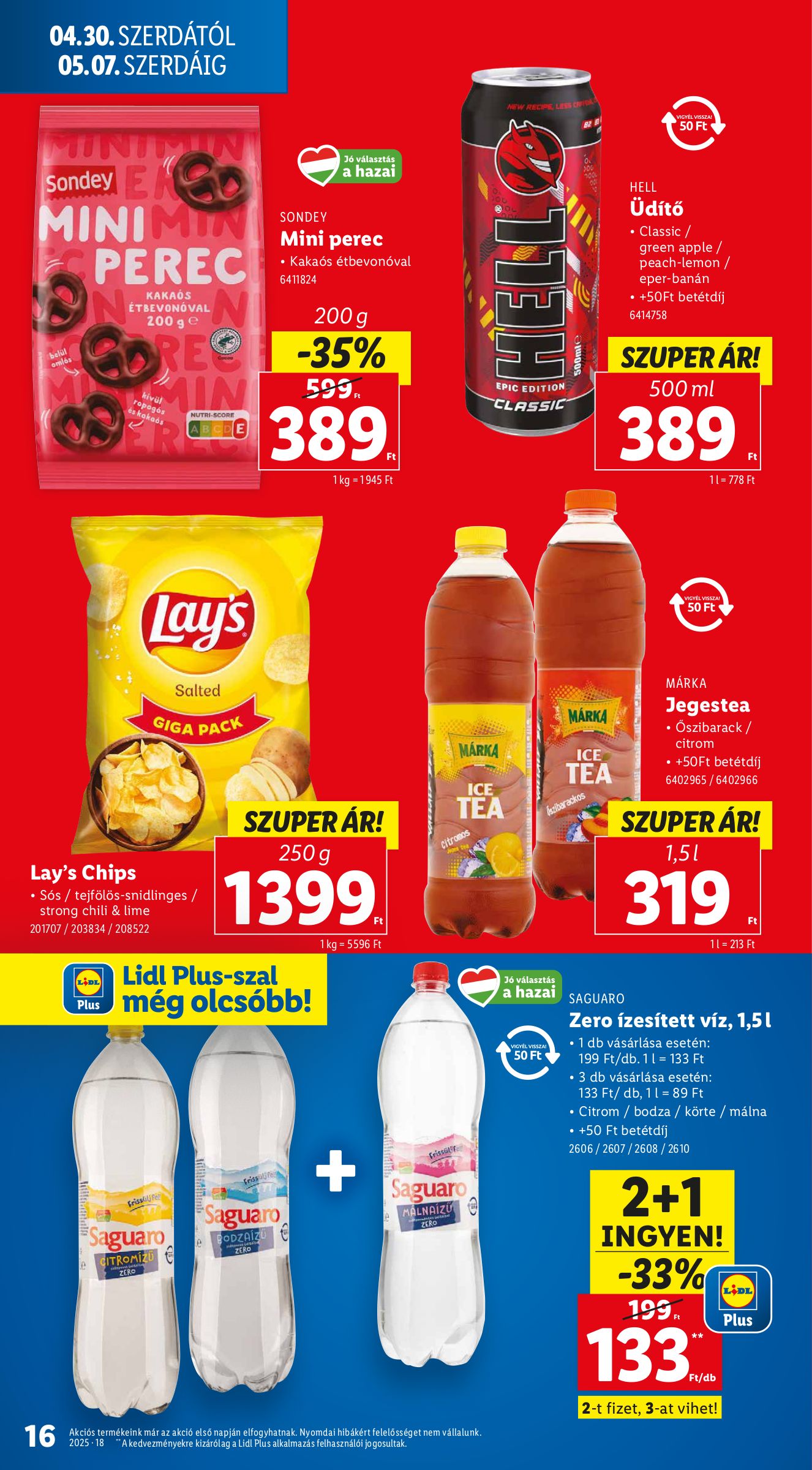 lidl - Lidl akciós újság, érvényes 04.30. - 05.07. - page: 16 lidl - Lidl akciós újság, érvényes 04.30. - 05.07. - page: 16
