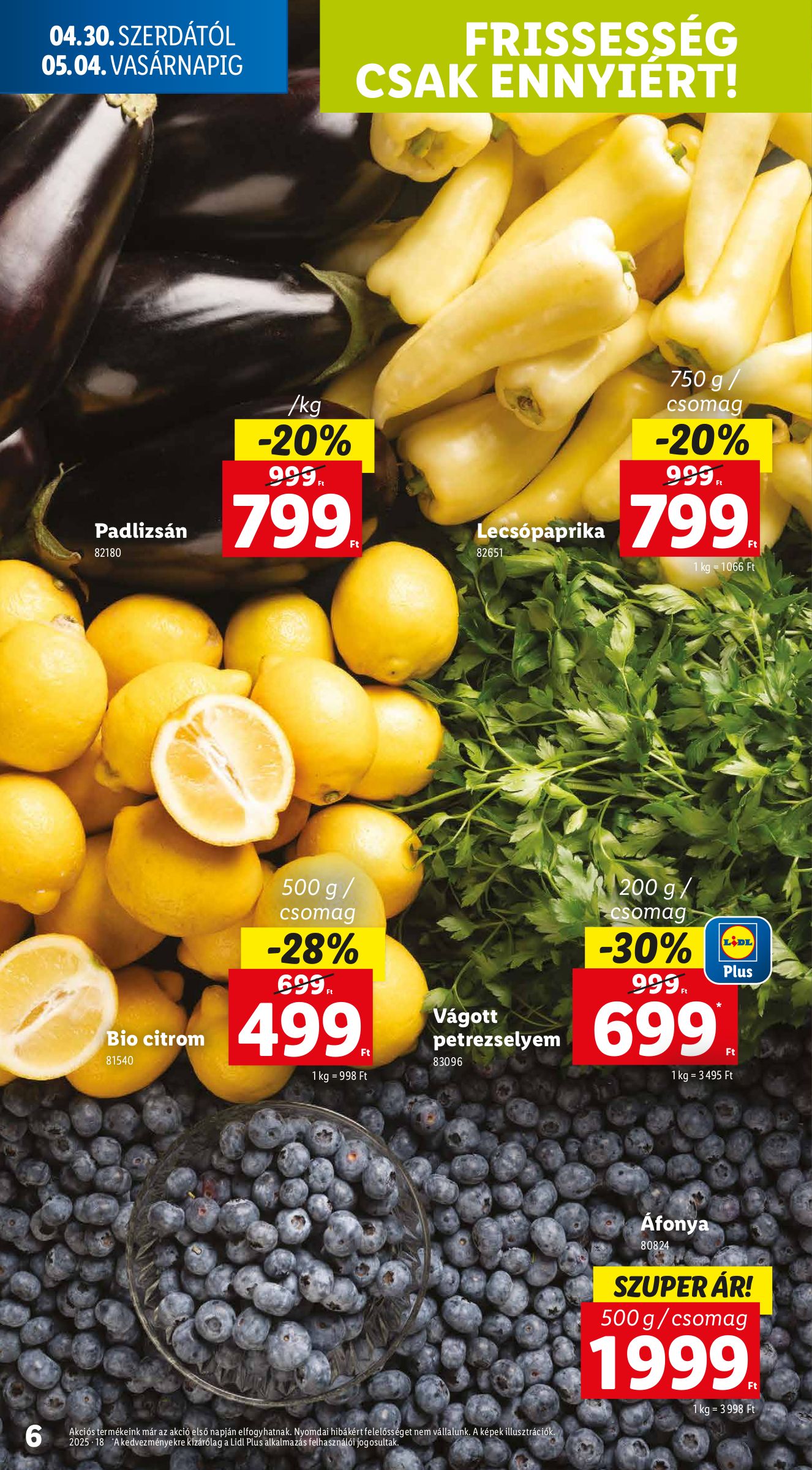 lidl - Lidl akciós újság, érvényes 04.30. - 05.07. - page: 6 lidl - Lidl akciós újság, érvényes 04.30. - 05.07. - page: 6