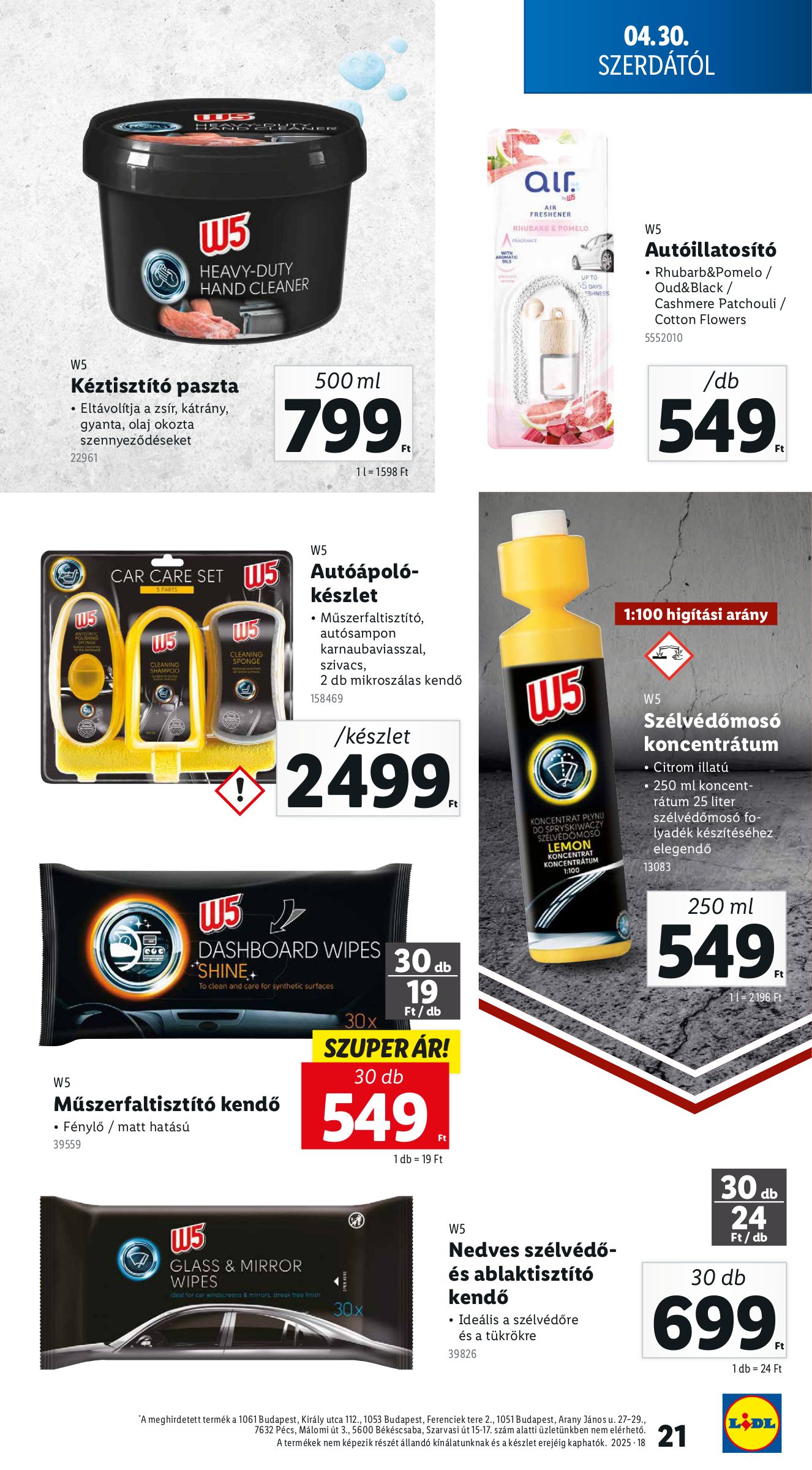 lidl - Lidl akciós újság, érvényes 04.30. - 05.07. - page: 21 lidl - Lidl akciós újság, érvényes 04.30. - 05.07. - page: 21