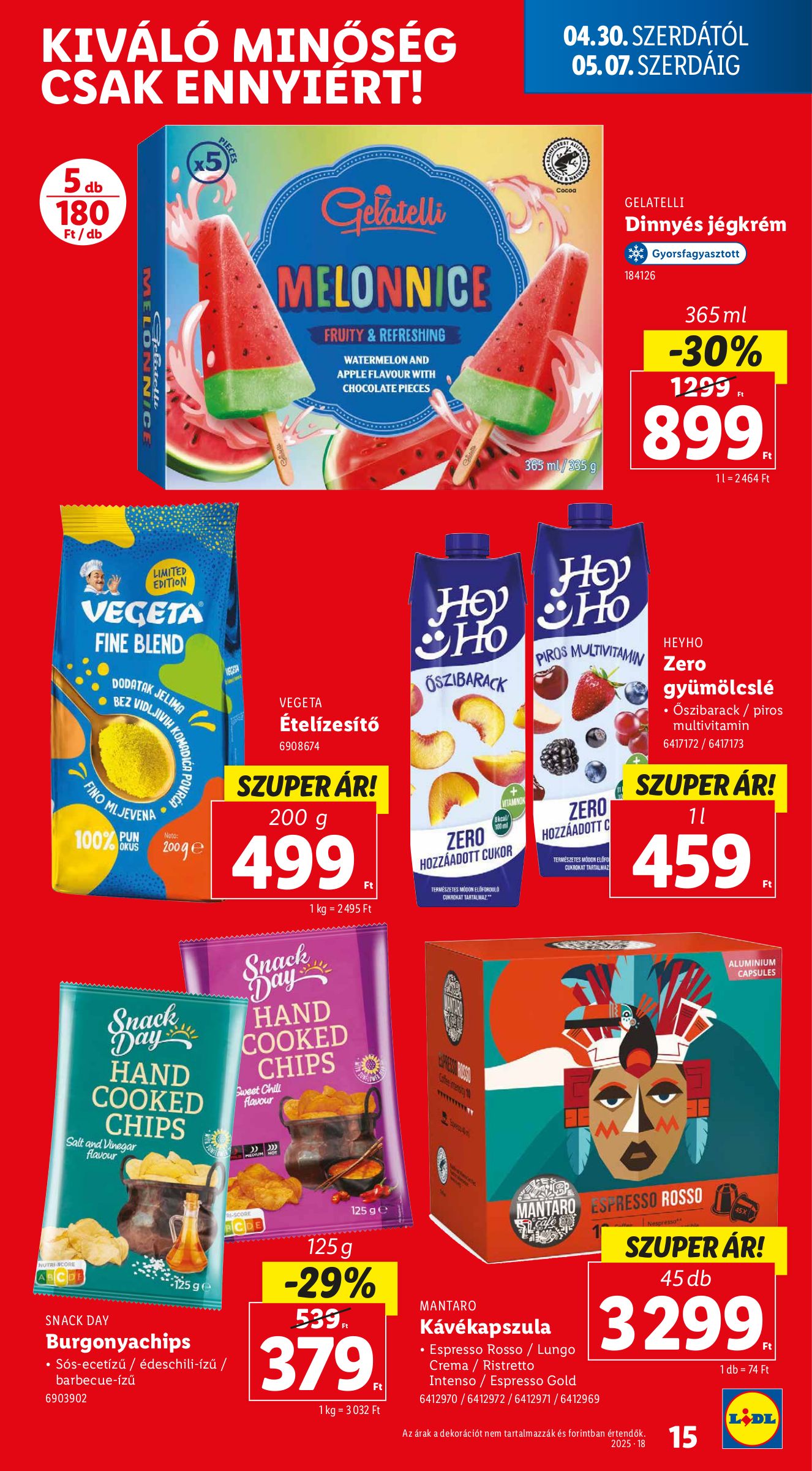 lidl - Lidl akciós újság, érvényes 04.30. - 05.07. - page: 15 lidl - Lidl akciós újság, érvényes 04.30. - 05.07. - page: 15