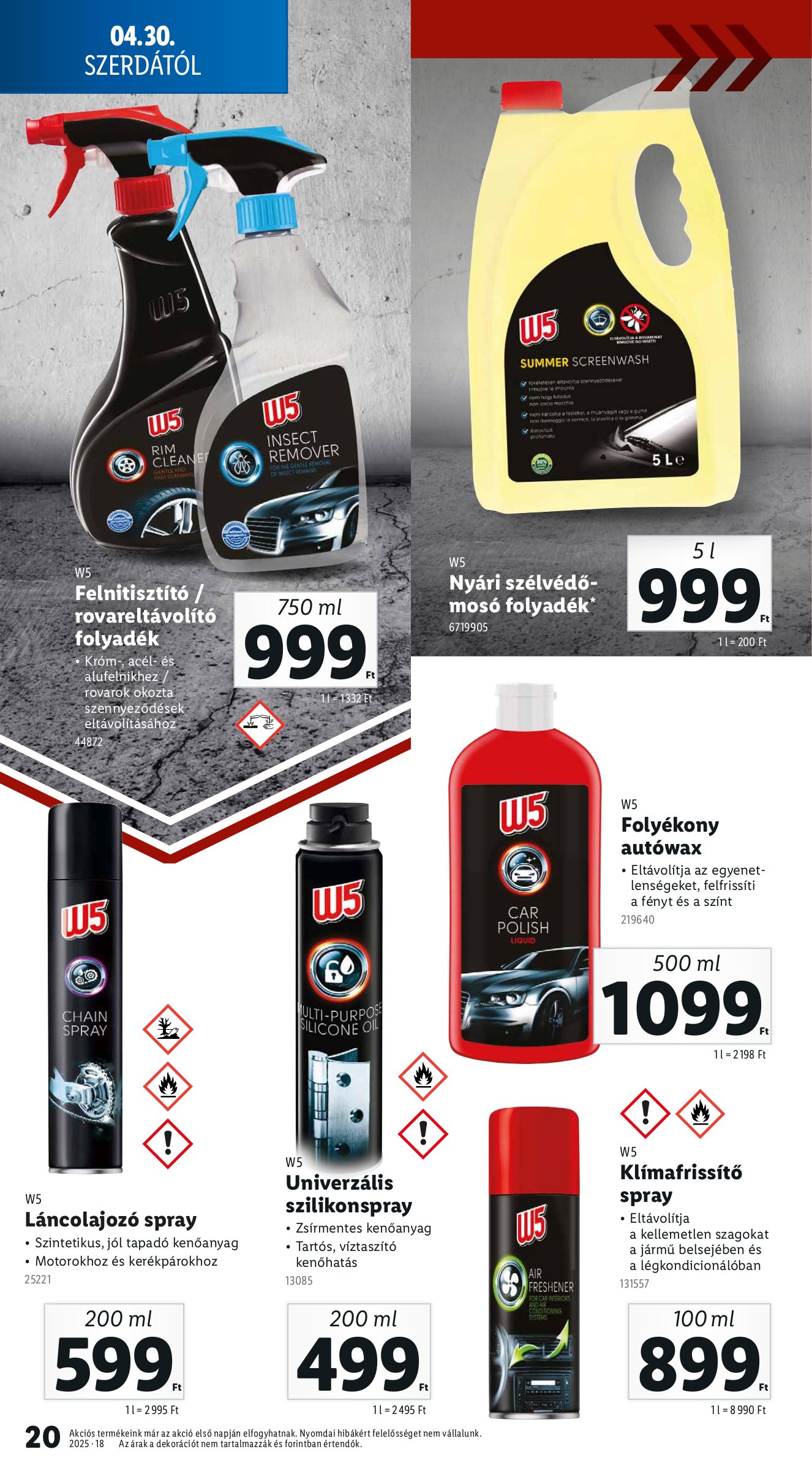 lidl - Lidl akciós újság, érvényes 04.30. - 05.07. - page: 20 lidl - Lidl akciós újság, érvényes 04.30. - 05.07. - page: 20