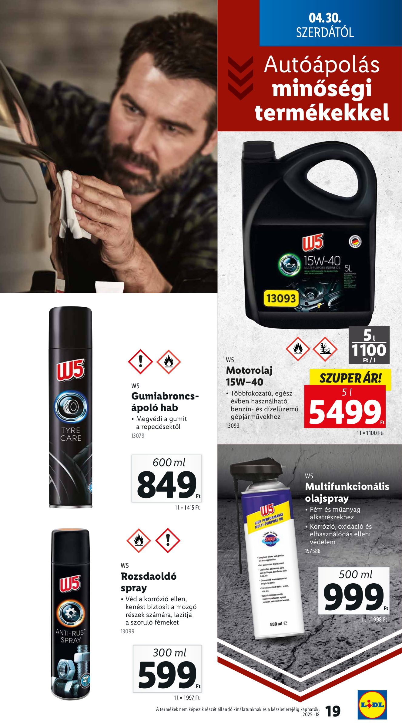 lidl - Lidl akciós újság, érvényes 04.30. - 05.07. - page: 19 lidl - Lidl akciós újság, érvényes 04.30. - 05.07. - page: 19