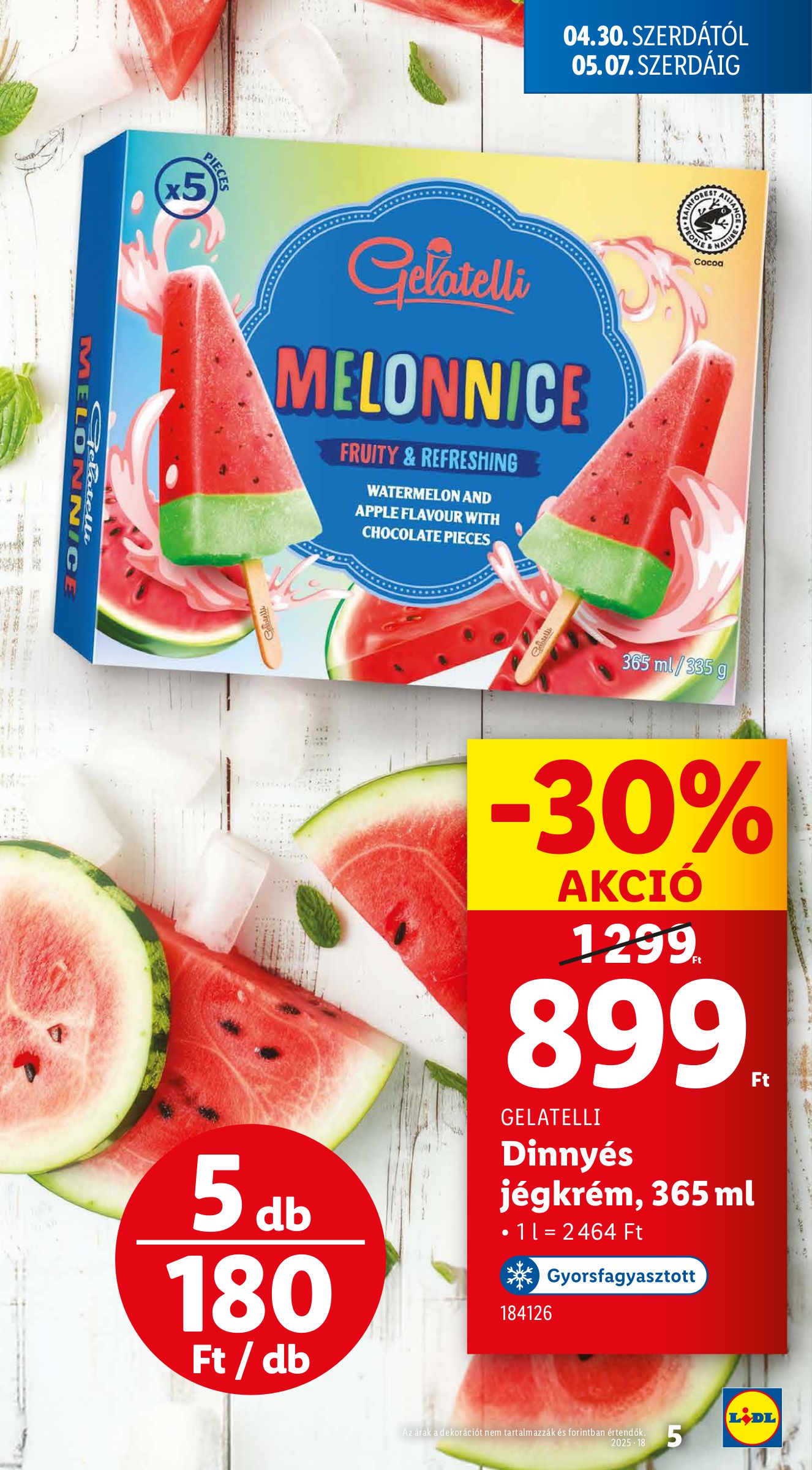lidl - Lidl akciós újság, érvényes 04.30. - 05.07. - page: 5 lidl - Lidl akciós újság, érvényes 04.30. - 05.07. - page: 5