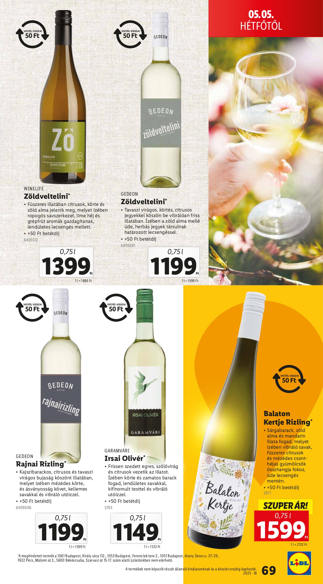lidl - Lidl akciós újság, érvényes 04.30. - 05.07. - page: 71 lidl - Lidl akciós újság, érvényes 04.30. - 05.07. - page: 71