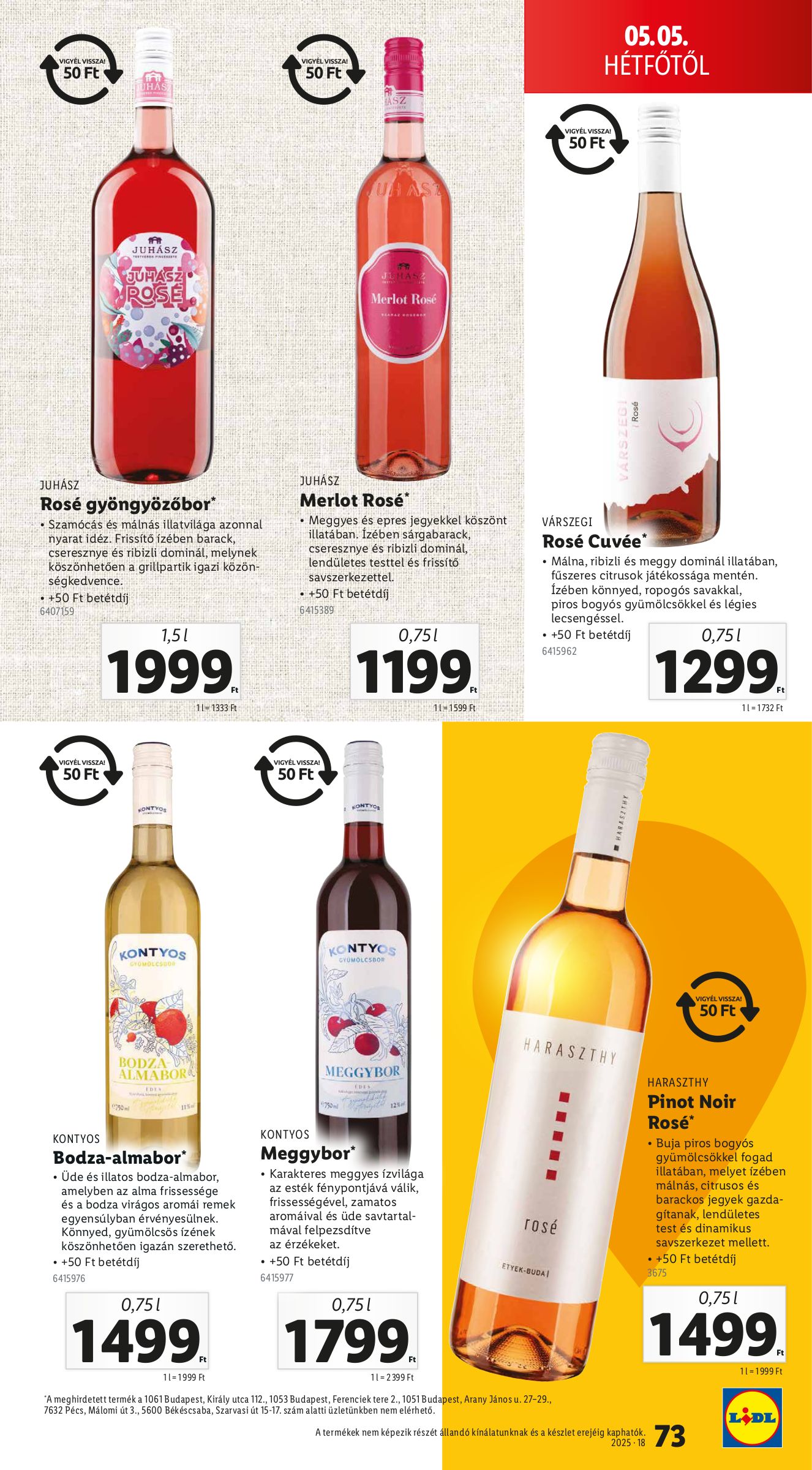lidl - Lidl akciós újság, érvényes 04.30. - 05.07. - page: 75 lidl - Lidl akciós újság, érvényes 04.30. - 05.07. - page: 75