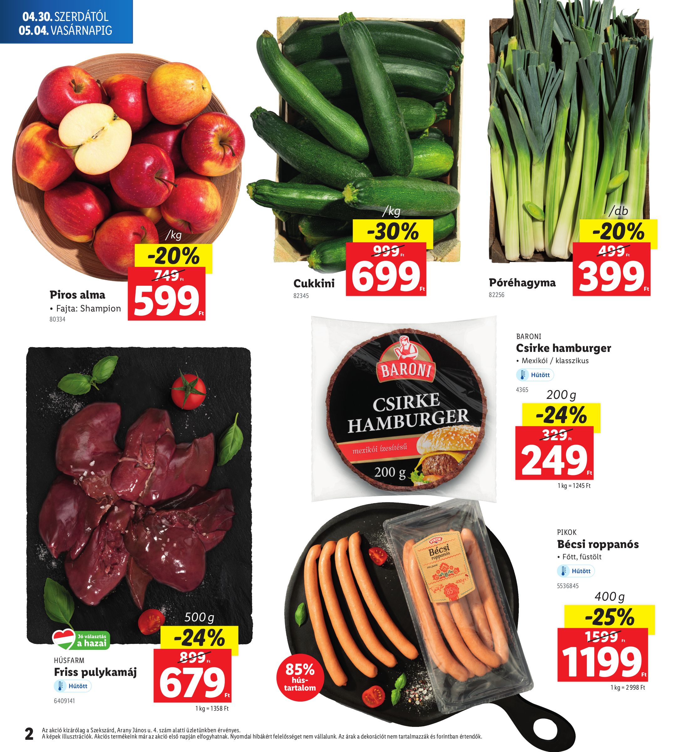 lidl - Lidl - Szekszárd akciós újság, érvényes 04.30. - 05.04. - page: 2