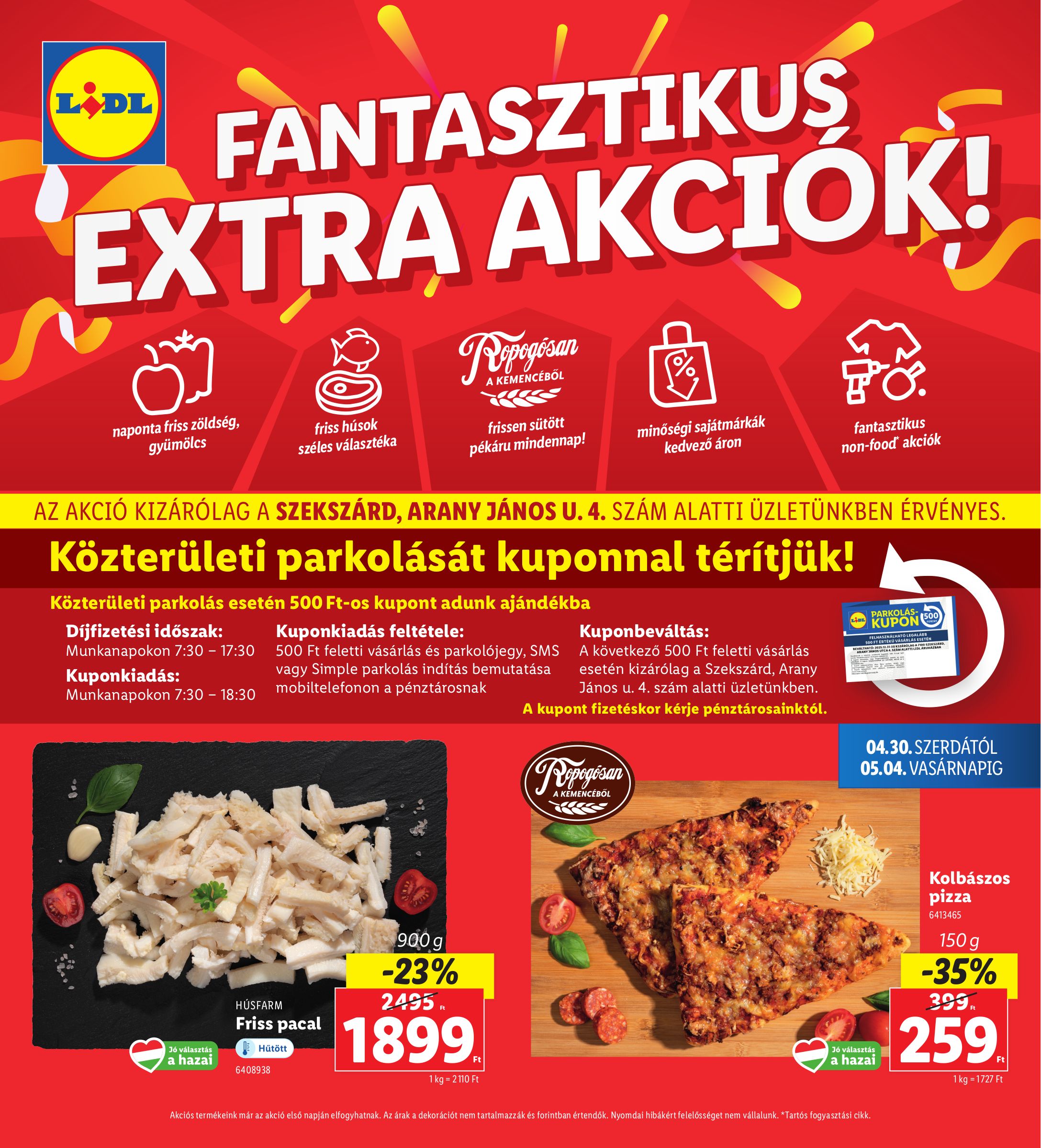 lidl - Lidl - Szekszárd akciós újság, érvényes 04.30. - 05.04.