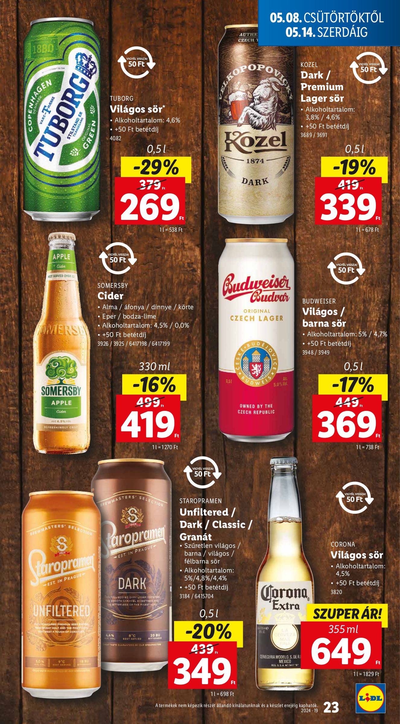 lidl - Lidl akciós újság, érvényes 05.08. - 05.14. - page: 23 lidl - Lidl akciós újság, érvényes 05.08. - 05.14. - page: 23