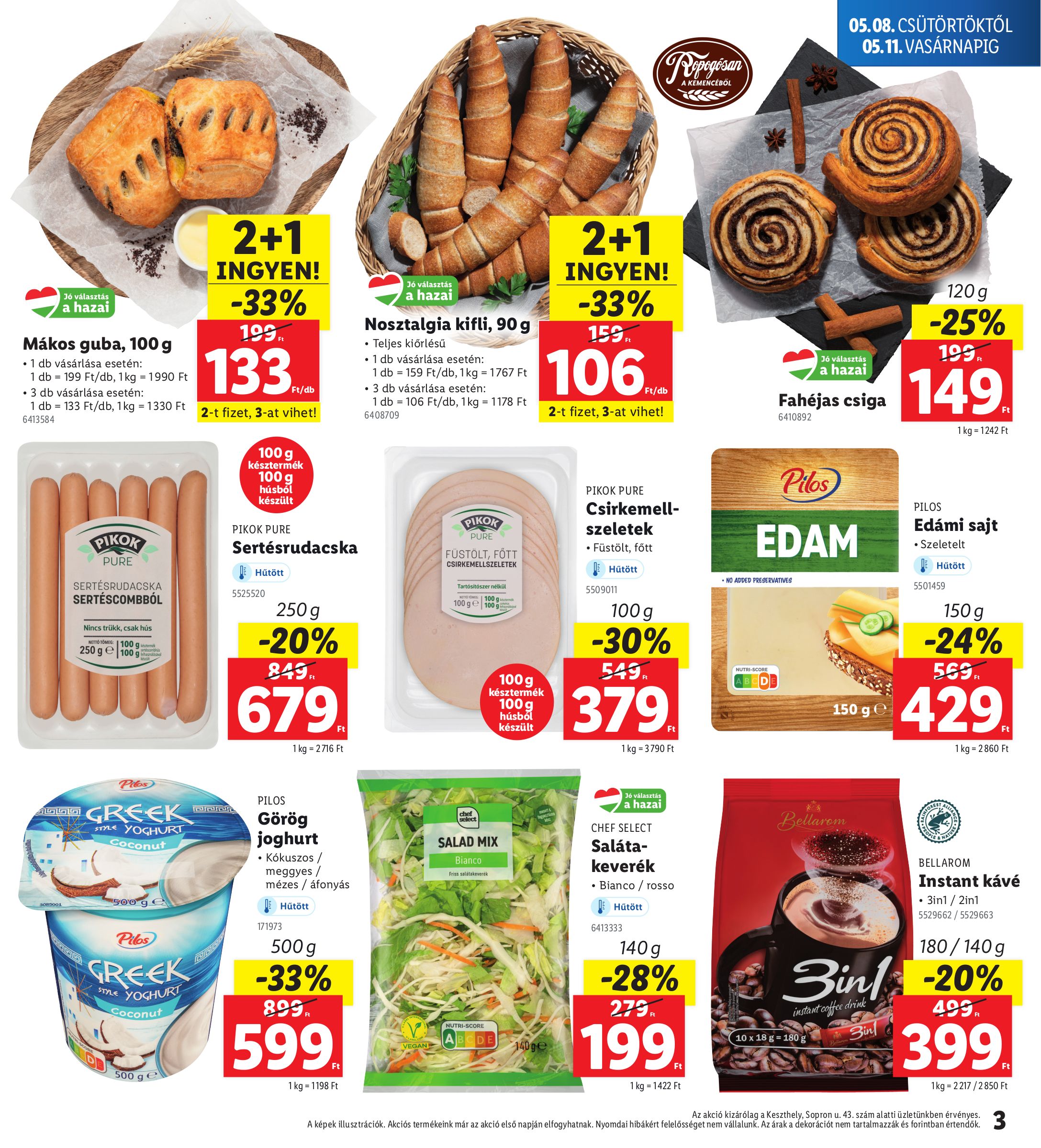 lidl - Lidl - Keszthely akciós újság, érvényes 05.08. - 05.11. - page: 3