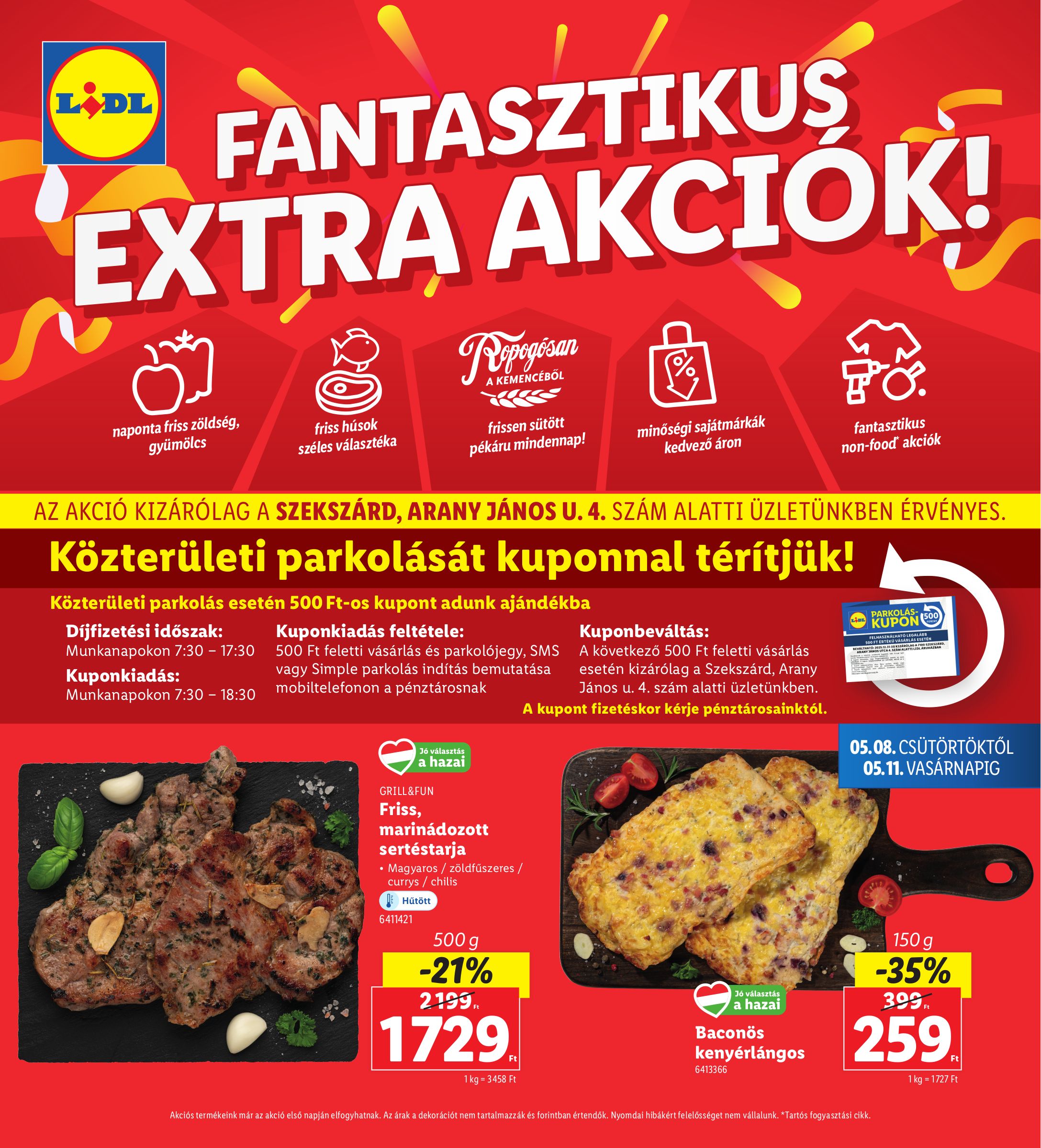 lidl - Lidl - Szekszárd akciós újság, érvényes 05.08. - 05.11.