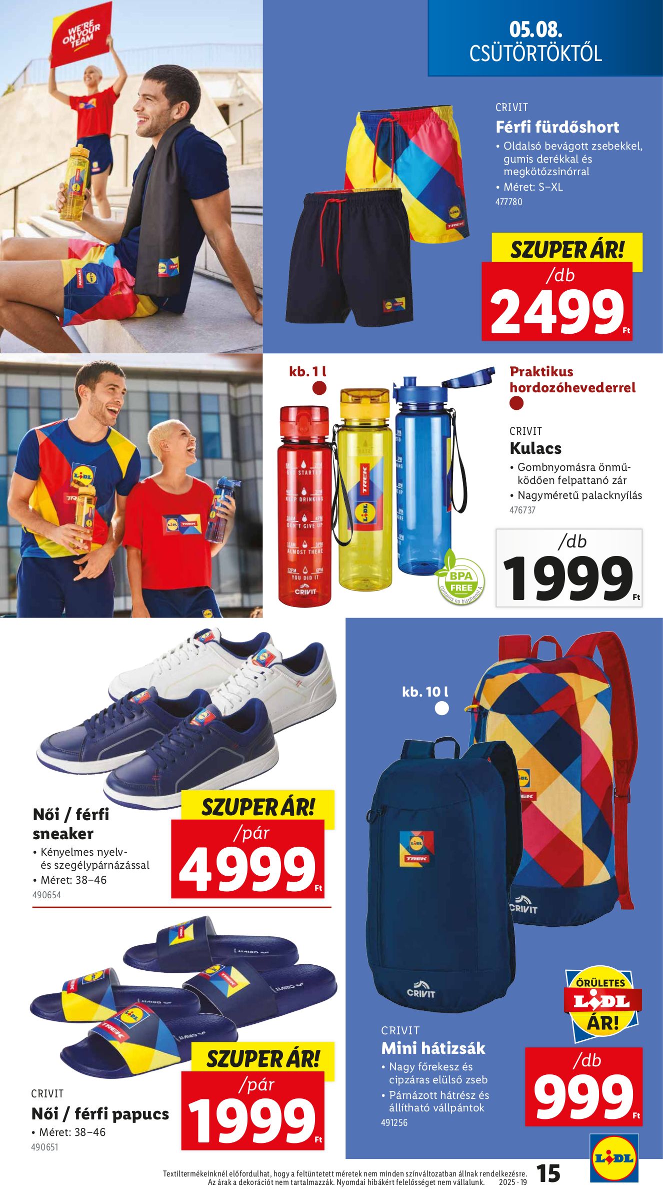 lidl - Lidl - Nonfood akciós újság, érvényes 05.08. - 05.14. - page: 15