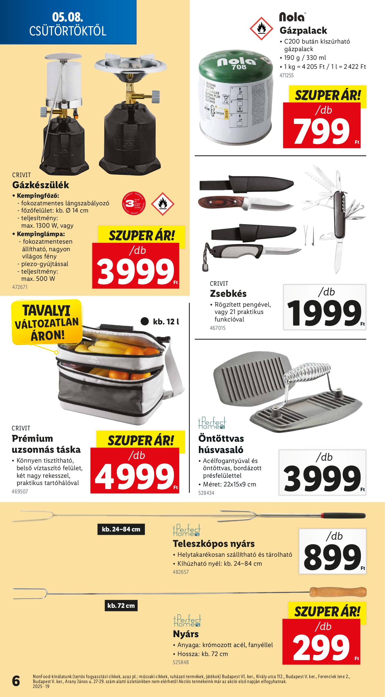 lidl - Lidl - Nonfood akciós újság, érvényes 05.08. - 05.14. - page: 6