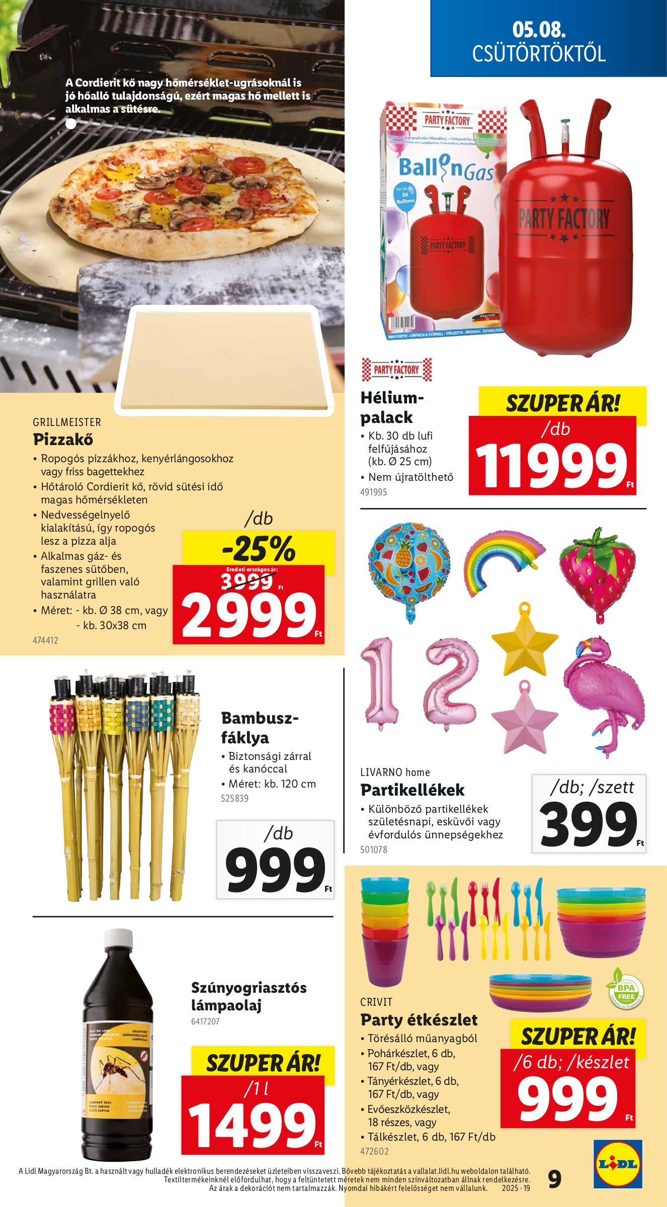 lidl - Lidl - Nonfood akciós újság, érvényes 05.08. - 05.14. - page: 9