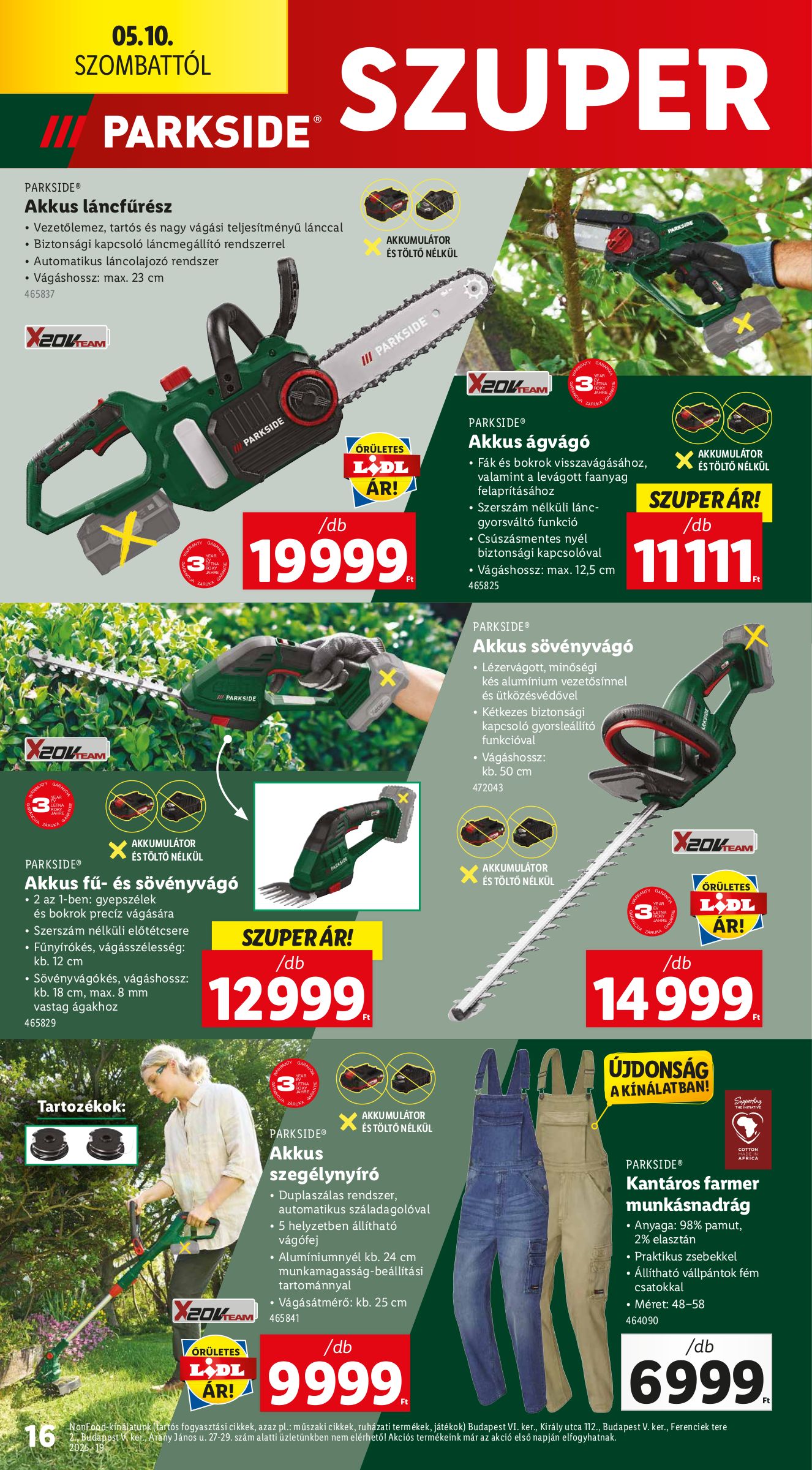 lidl - Lidl - Nonfood akciós újság, érvényes 05.08. - 05.14. - page: 16