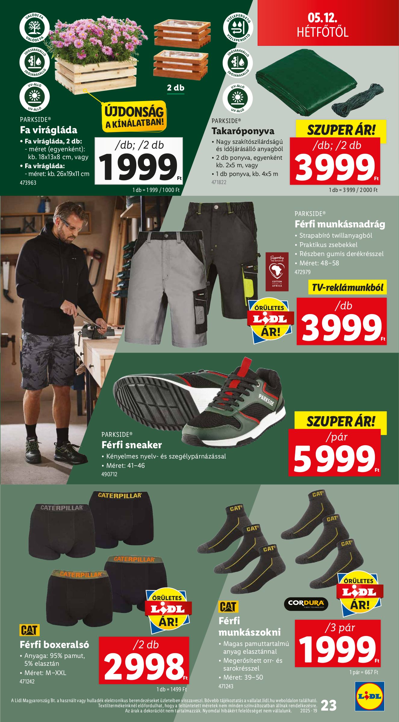 lidl - Lidl - Nonfood akciós újság, érvényes 05.08. - 05.14. - page: 23