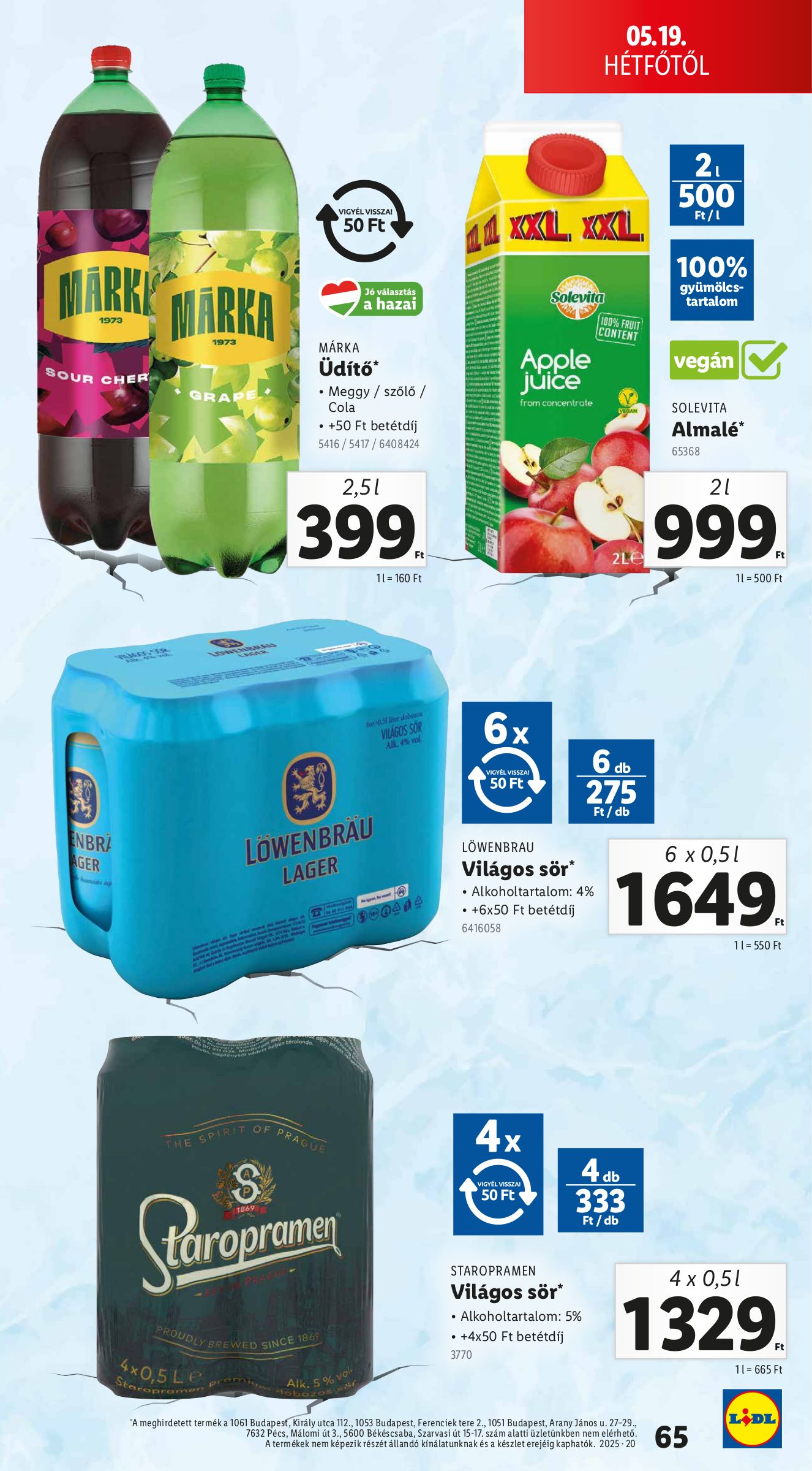 lidl - Lidl akciós újság, érvényes 05.15. - 05.21. - page: 65 lidl - Lidl akciós újság, érvényes 05.15. - 05.21. - page: 65