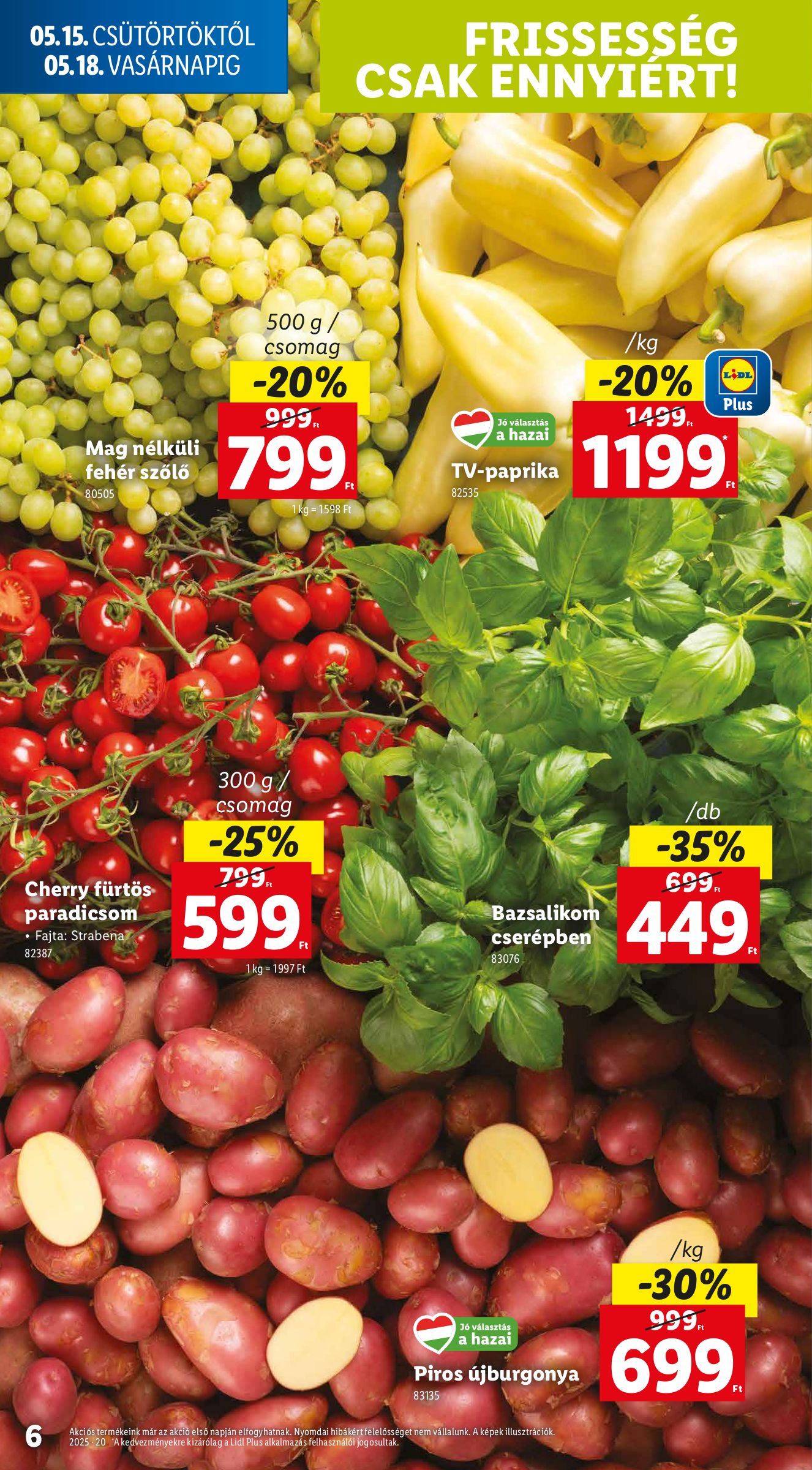 lidl - Lidl akciós újság, érvényes 05.15. - 05.21. - page: 6 lidl - Lidl akciós újság, érvényes 05.15. - 05.21. - page: 6