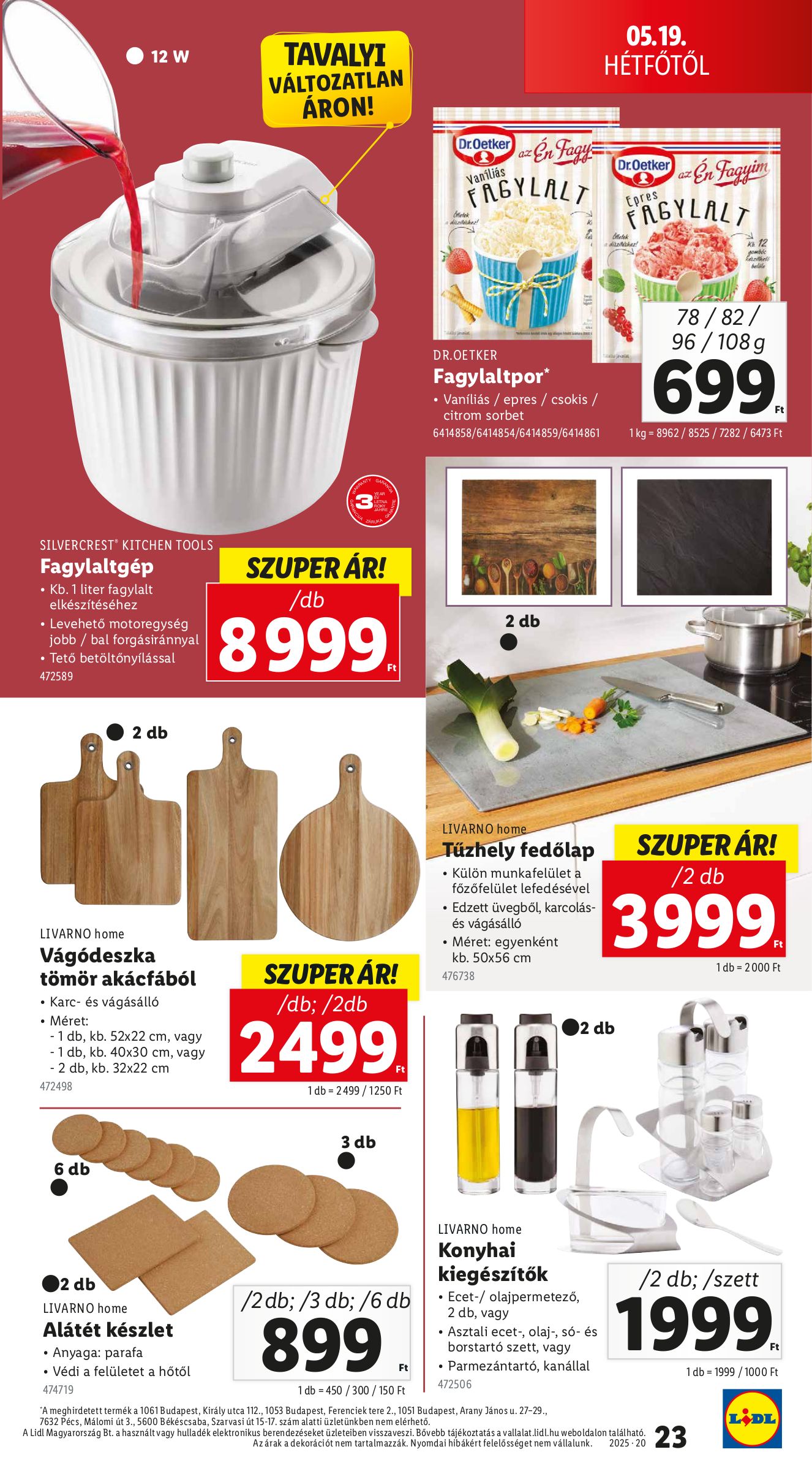 lidl - Lidl - Nonfood akciós újság, érvényes 05.15. - 05.21. - page: 23