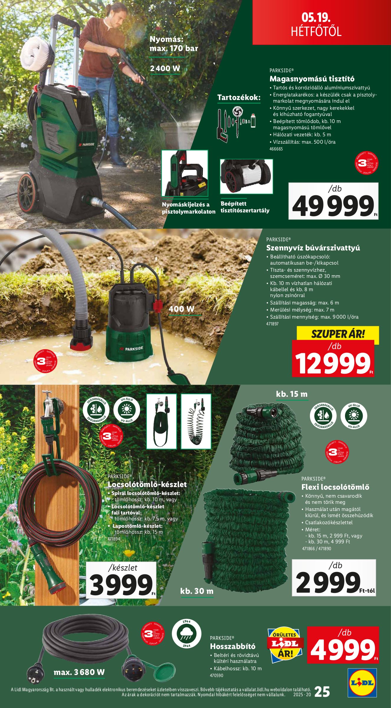 lidl - Lidl - Nonfood akciós újság, érvényes 05.15. - 05.21. - page: 25