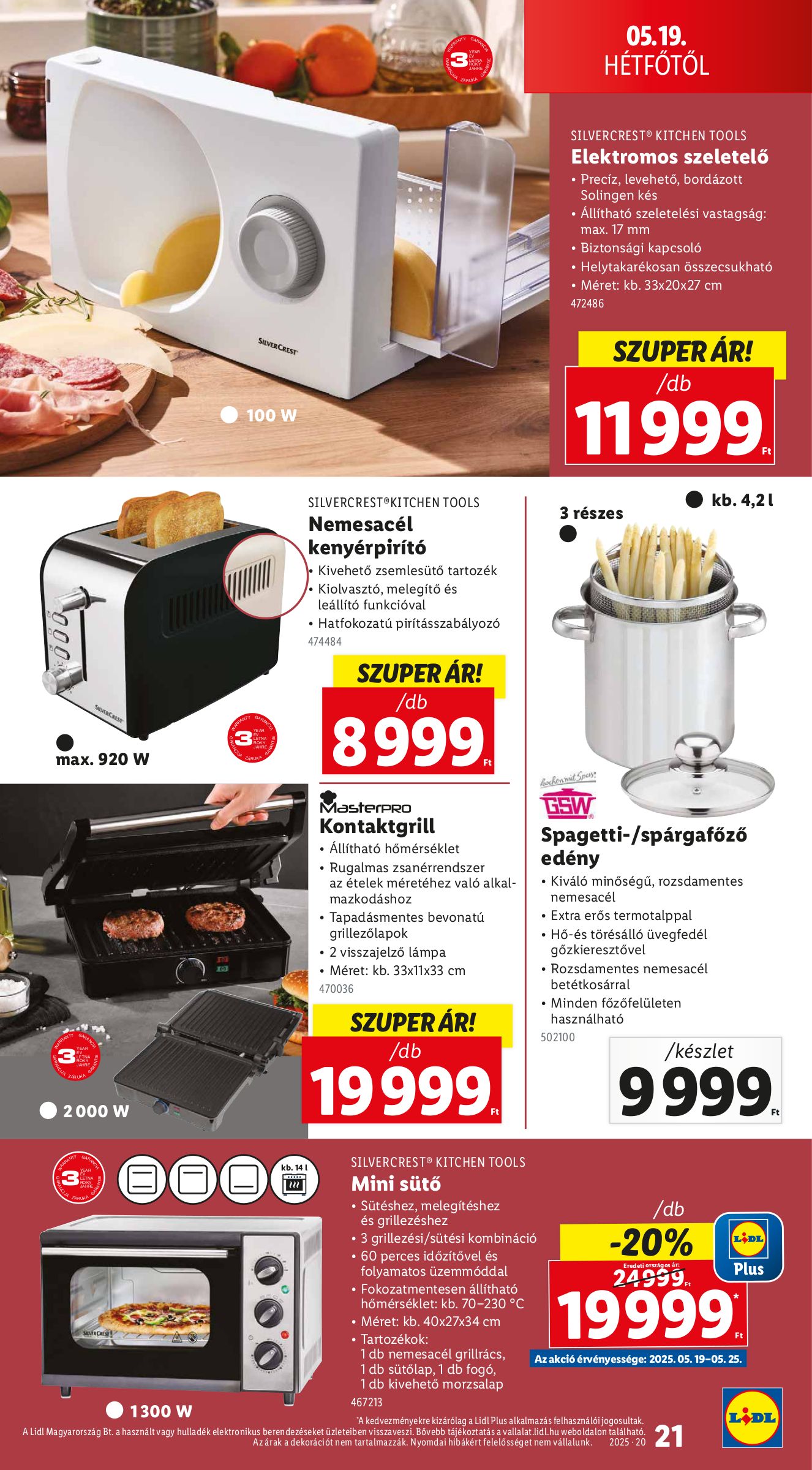 lidl - Lidl - Nonfood akciós újság, érvényes 05.15. - 05.21. - page: 21